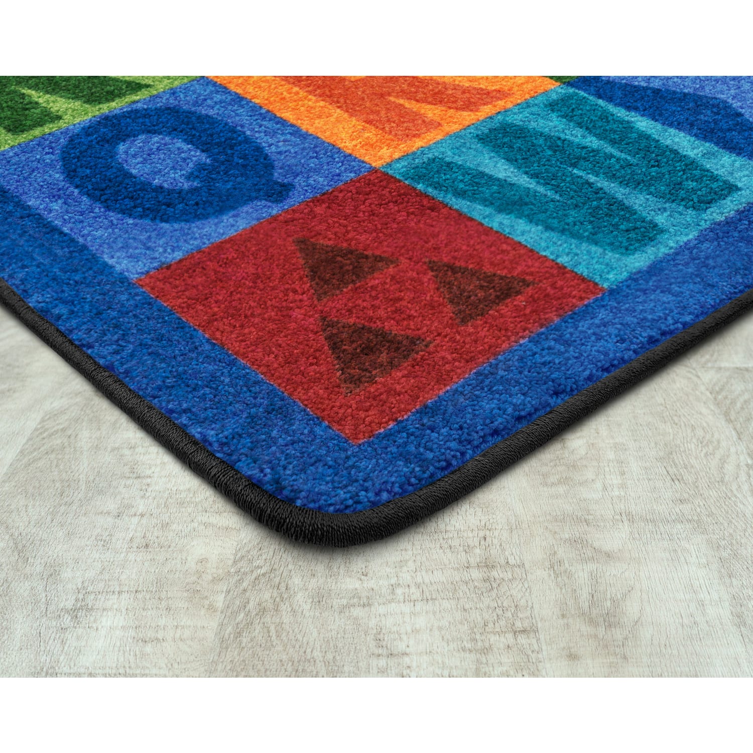 Joy Carpets Kid Essentials Rectangular Area Rug, Colorful Learning, 7-2/3ft x 10-3/4ft, Multicolor - Image 5
