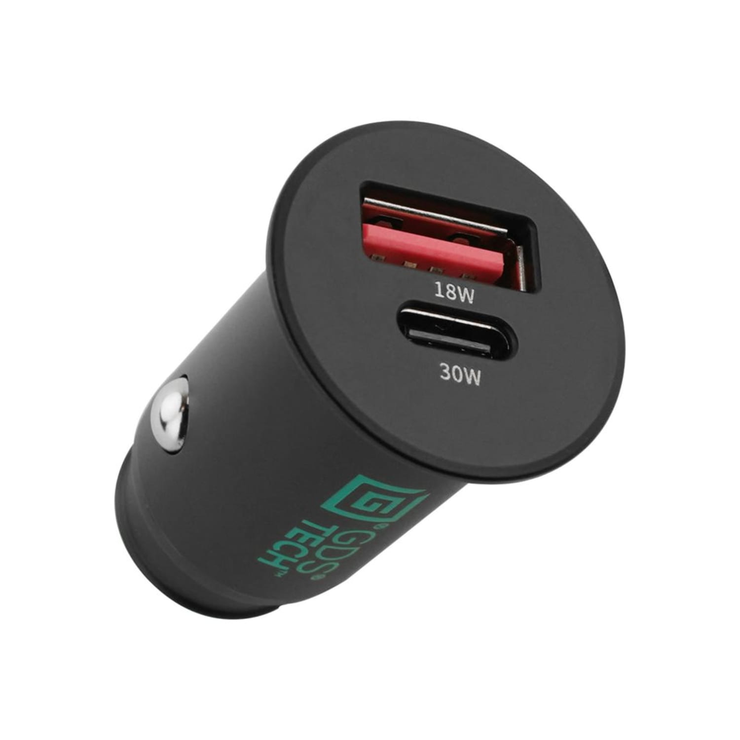 RAM GDS - Car power adapter - 48 Watt - QC 3.0 - 2 output connectors (USB-C (PD), 4 pin USB Type A (QC 3.0))