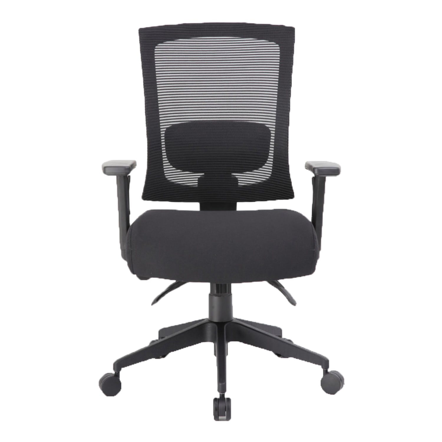Boss Office Products Mesh-Back 3-Paddle Task Chair, Black/Gray - Image 3