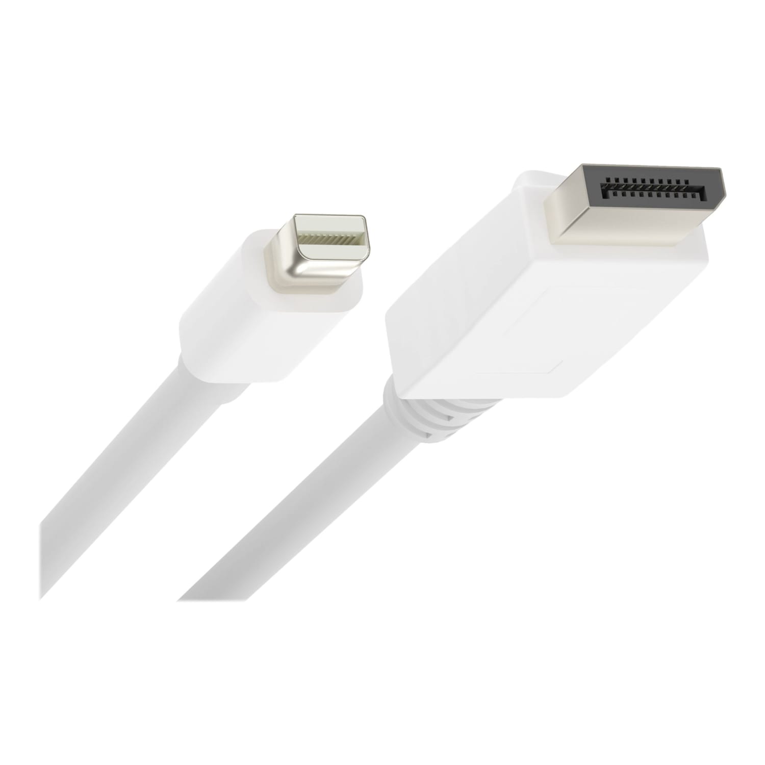 UNC Group - DisplayPort cable - Mini DisplayPort (M) to DisplayPort (M) - DisplayPort 1.1 - 10 ft - 4K30Hz support - white - Image 3
