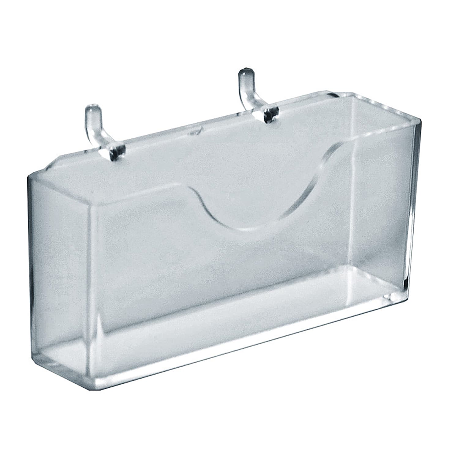 Azar Displays Horizontal Business Card Holders, 4inH x 4-1/8inW x 7/8inD, Clear, Pack Of 10 Holders - Image 3
