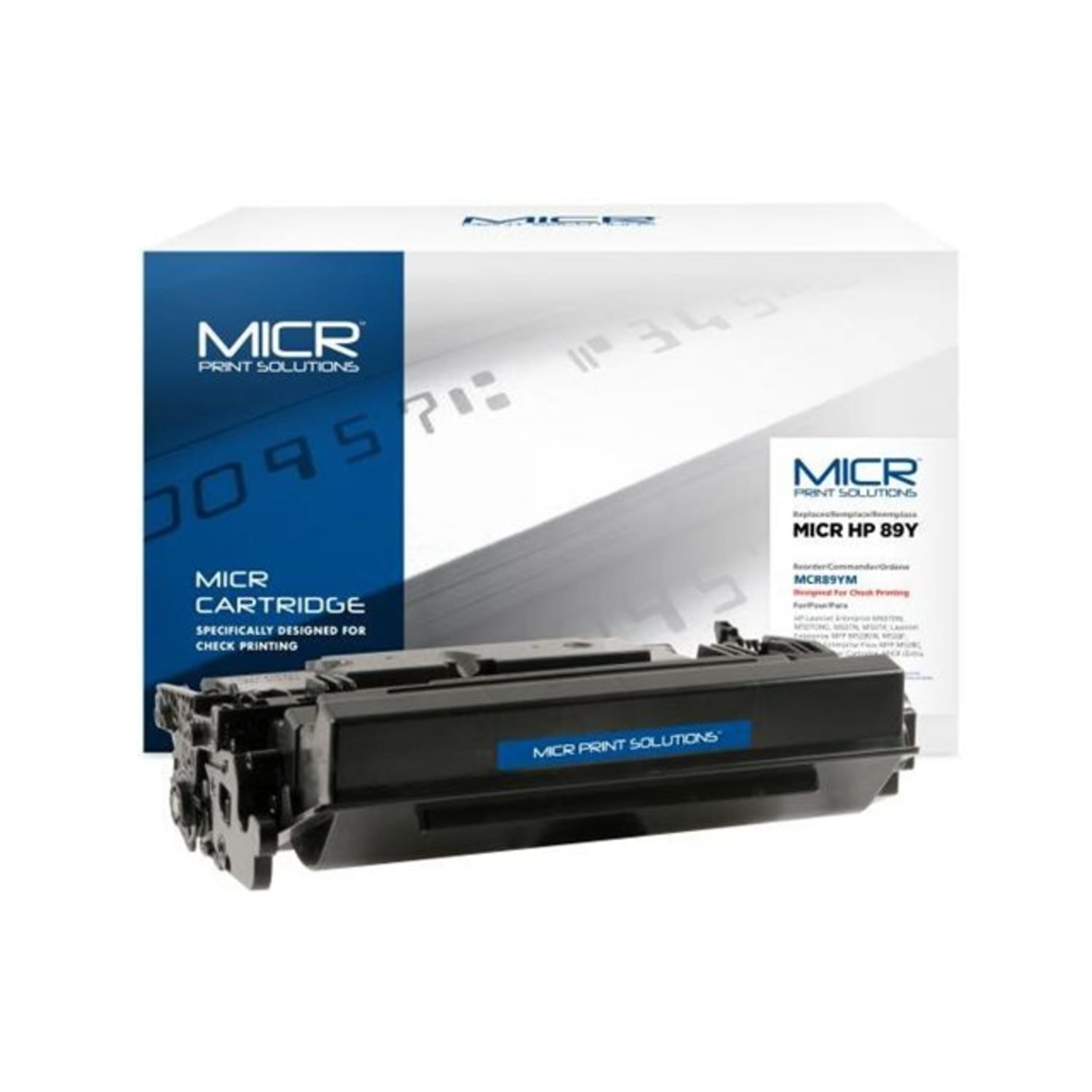 MICR Print Solutions Black Extra-High Yield MICR Toner Cartridge Replacement For HP 89Y, CF289Y M, MCR89YM - Image 3