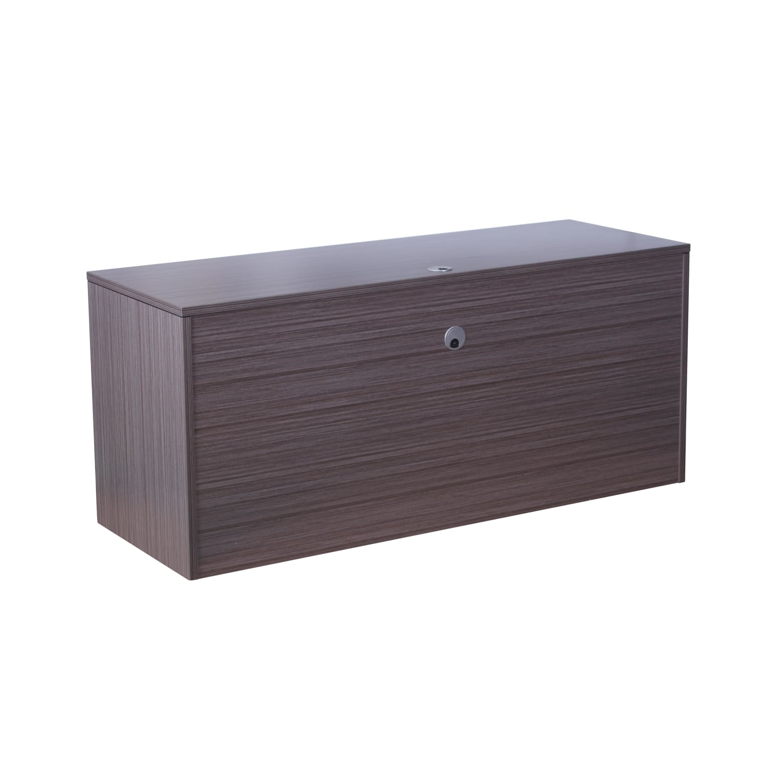 Boss Office Products 71inW Executive U-Shaped Desk With Box/Box/File Storage Pedestal, Driftwood - Image 4
