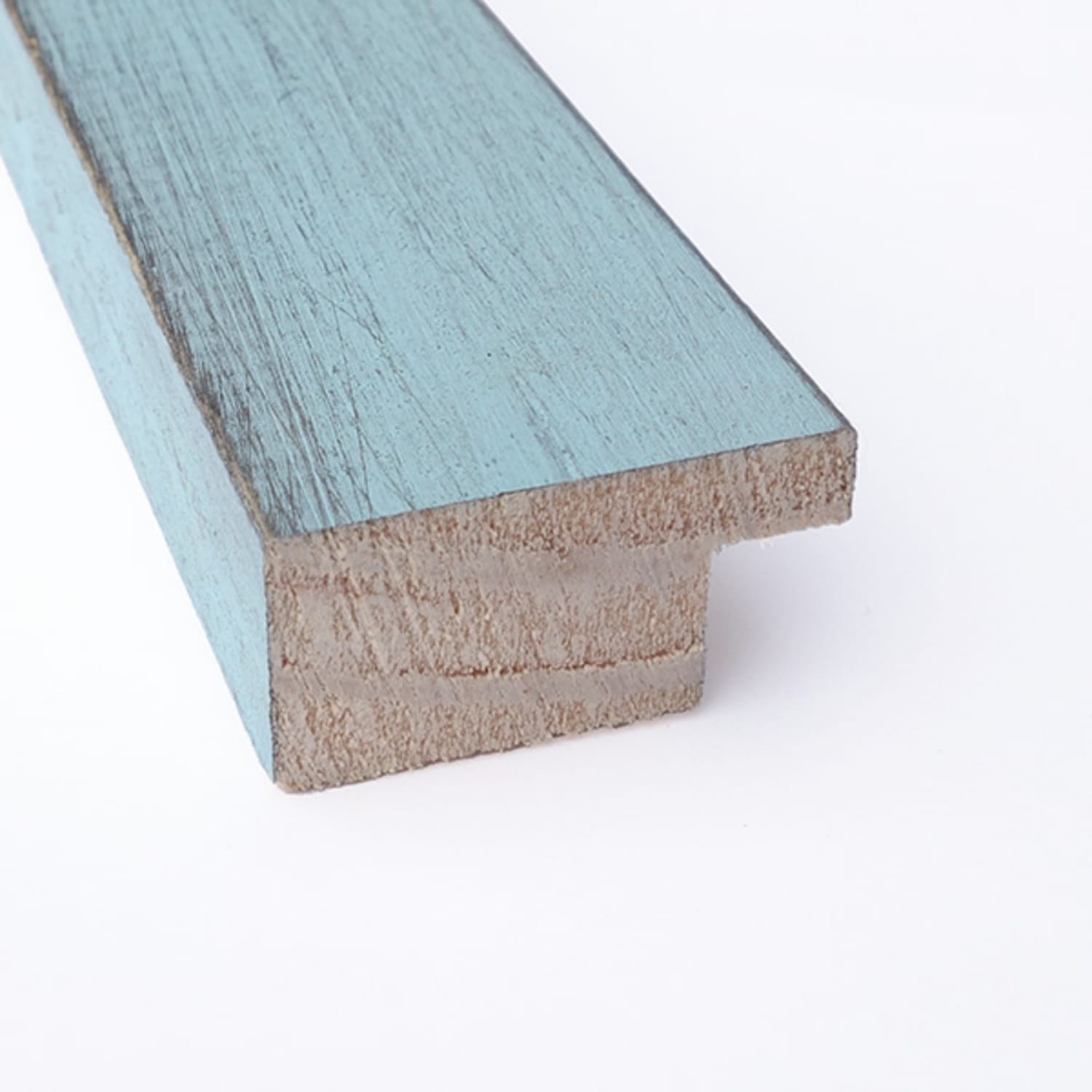 Amanti Art Wood Picture Frame, Opening Size 24in x 36in, 26in x 38in, Sky Blue Rustic - Image 3