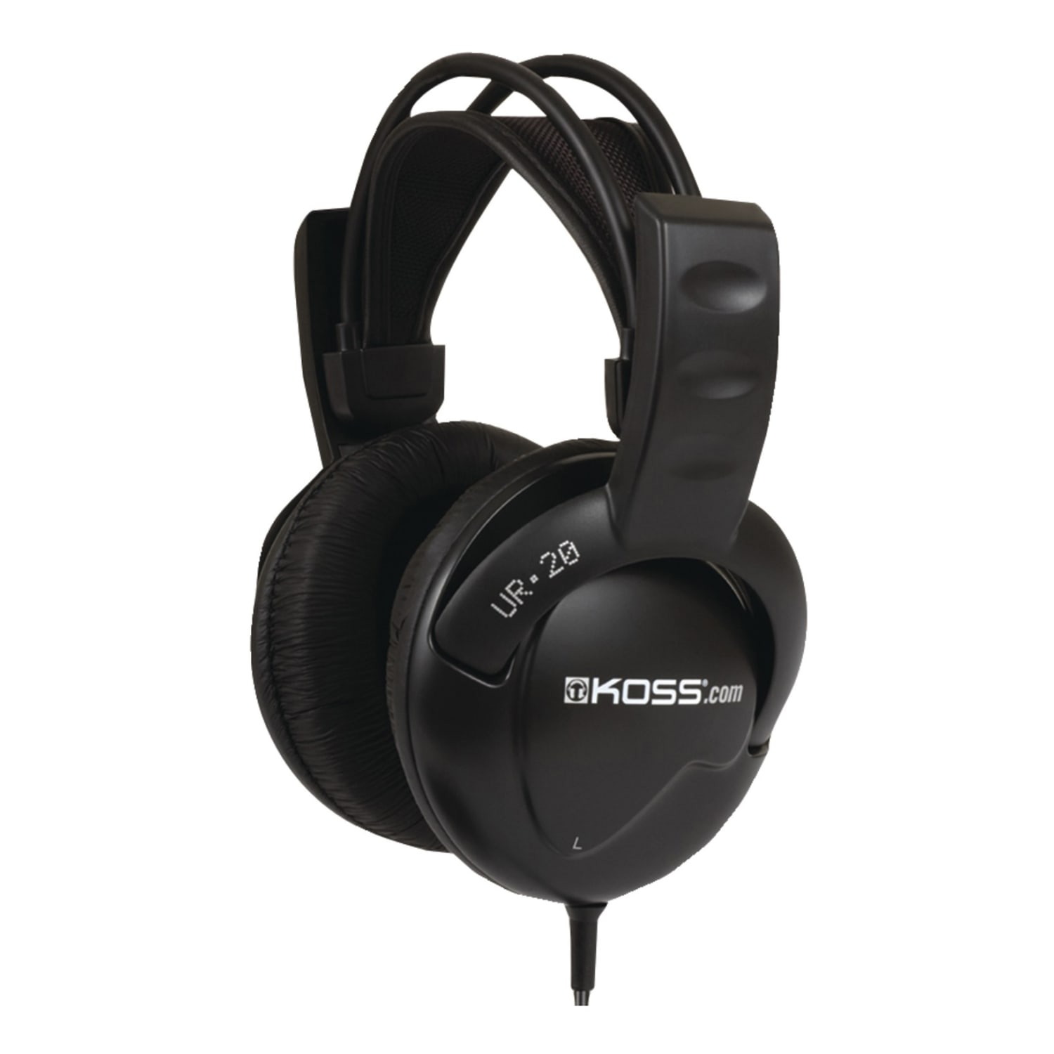 Koss UR20 Over Ear Headphones - Stereo - Wired - 32 Ohm - 30 Hz to 20 kHz - Over-the-head - Binaural - Circumaural - 8 ft Cable - 3 - Image 3