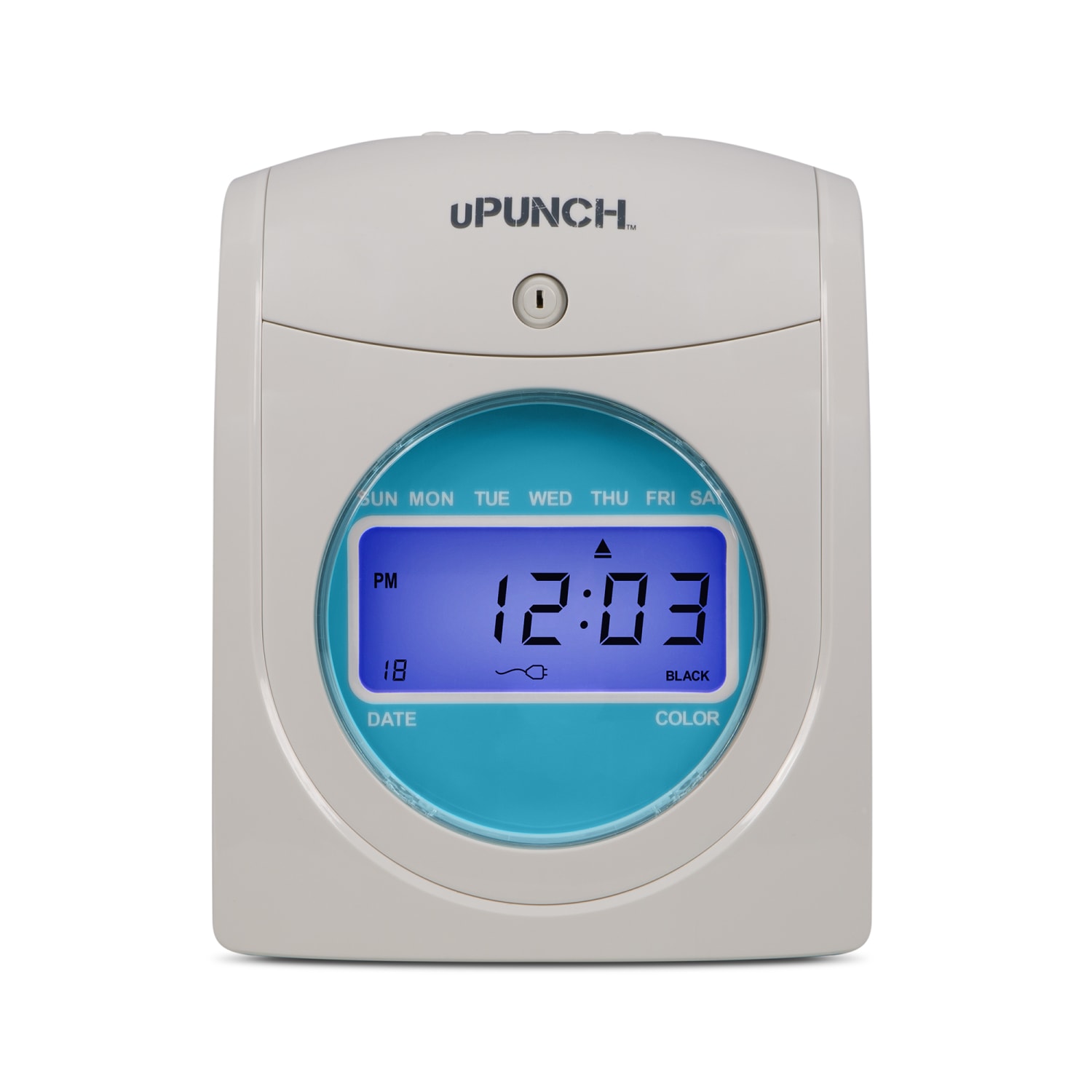 uPunch SB1200 Electronic Auto-Align Punch Time Clock Bundle, Unlimited Employees, 12inH x 11inW x 16inD - Image 3