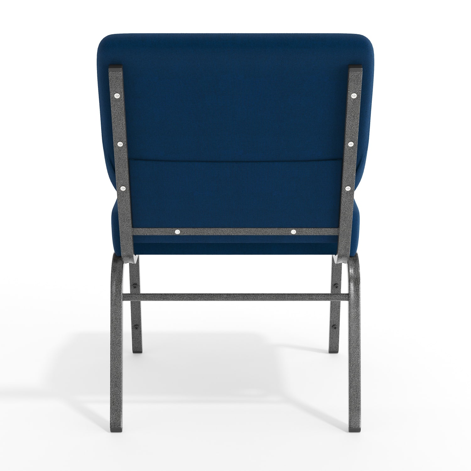 Flash Furniture HERCULES Series 21inW Stackable Church Chair, Navy Blue/Silvervein - Image 9