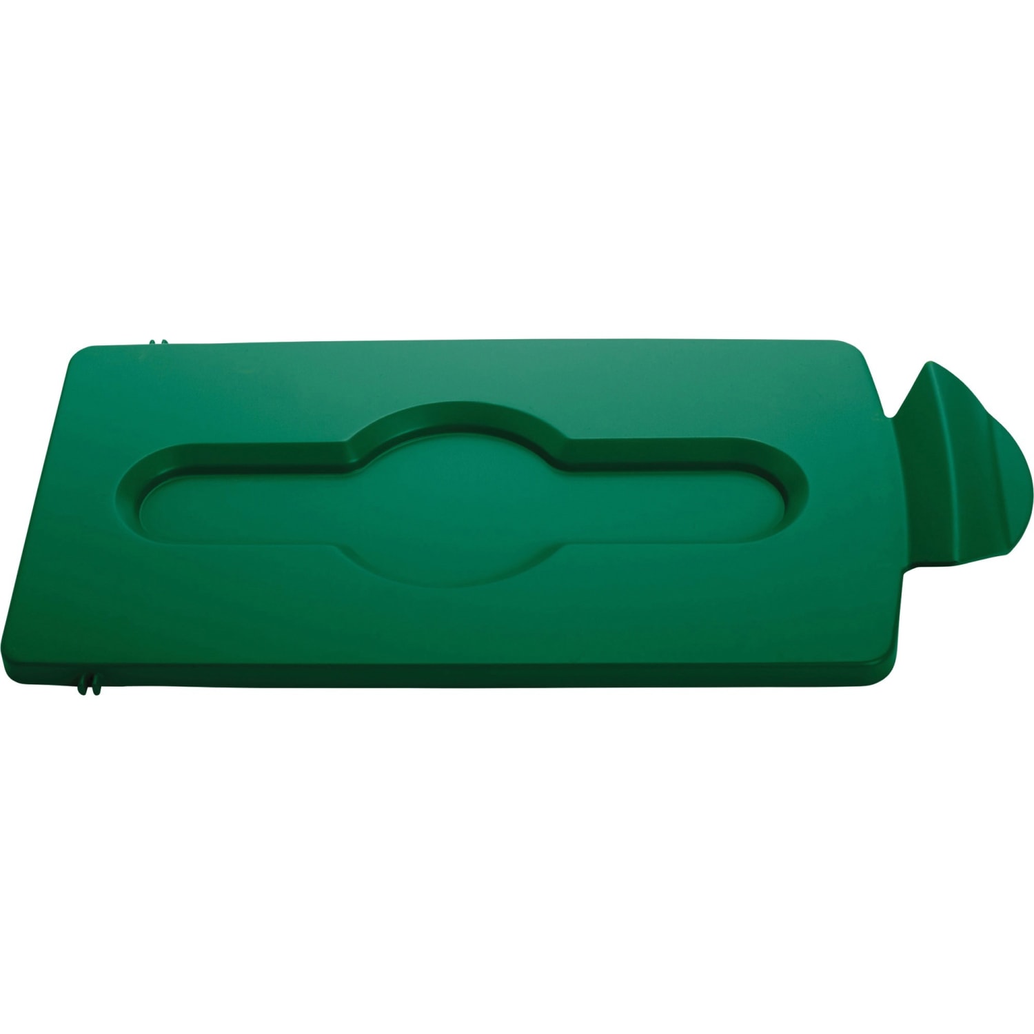Rubbermaid Commercial Slim Jim Green Closed Lid Insert - Green - Plastic - 1 Each - Image 3