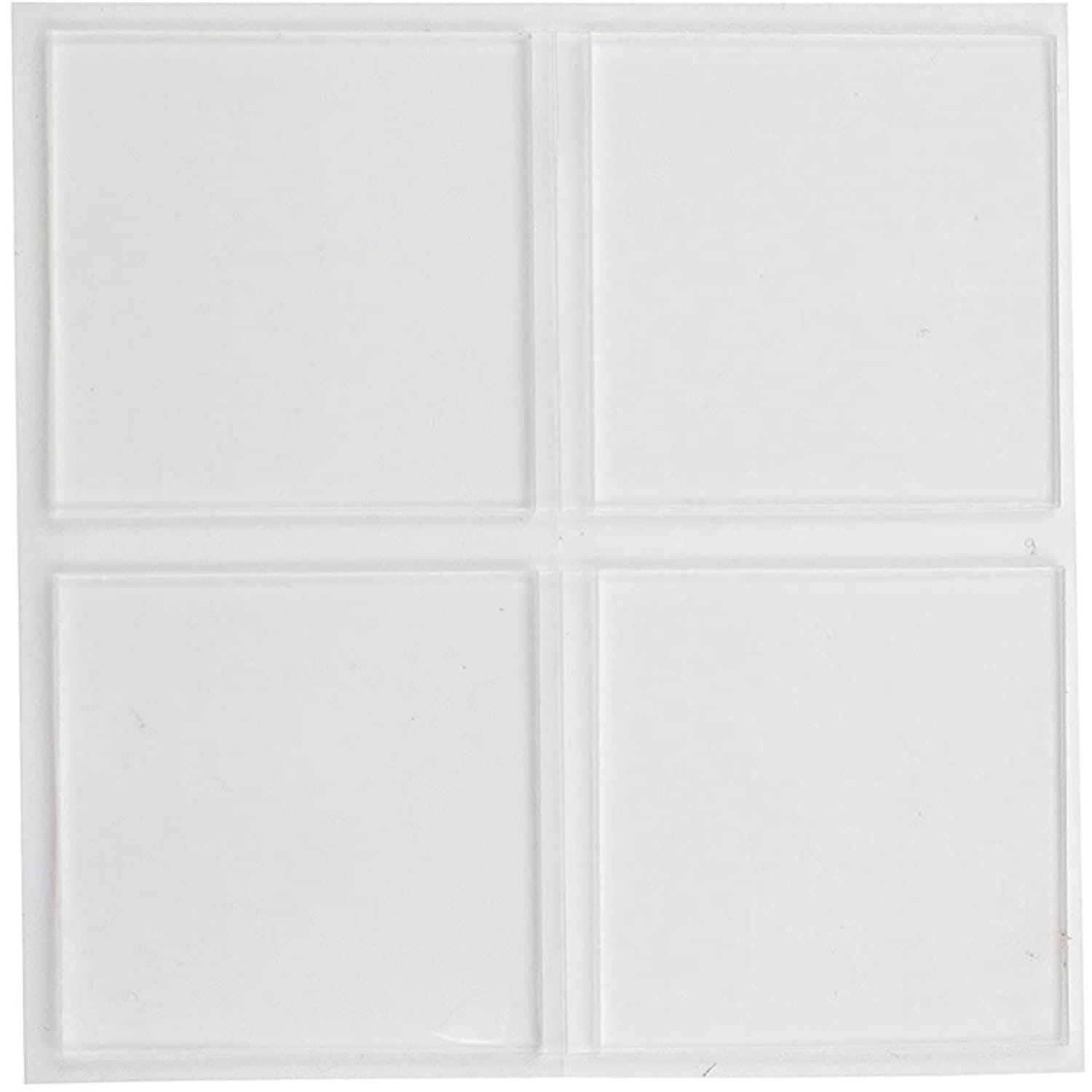 Gorilla Tough & Clear Mounting Squares - 1in Length x 1in Width - Clear - 24 / Pack - Image 4