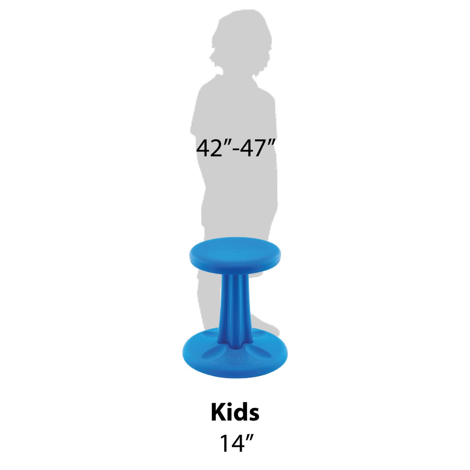 Kore Design Kids Wobble Chair 14in Blue PopularChairscom Kore Design Kids Wobble Chair 14in Blue PopularChairscom