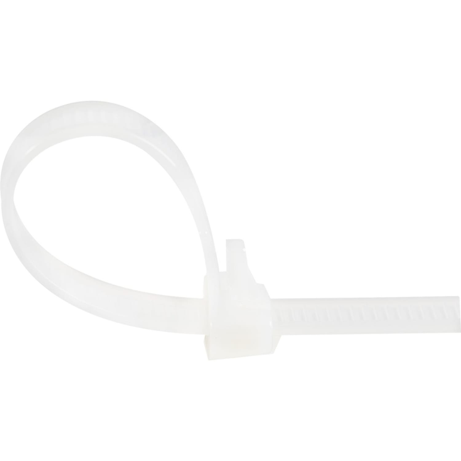 StarTech.com 100 Pack 6in Reusable Cable Ties - White Medium Releasable Nylon/Plastic Zip Ties Resealable Adjustable Network Cable Wraps UL - Image 5