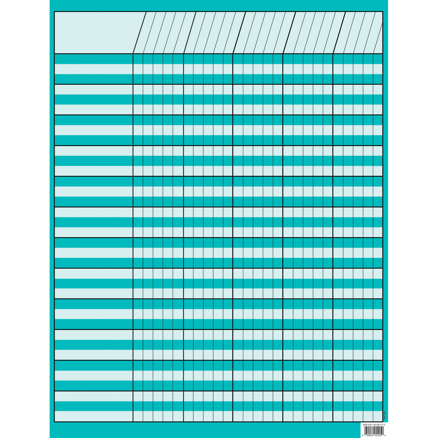 Creative Teaching Press Incentive Chart, Turquoise, 17in x 22in, Pack Of 6 - Image 3