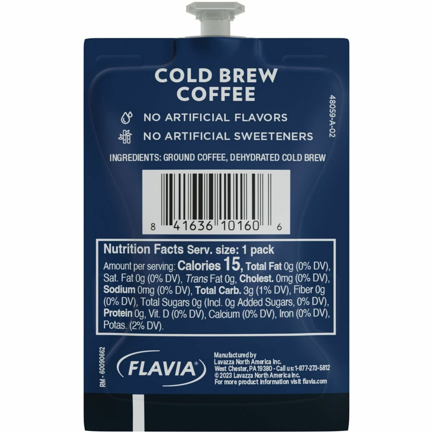 Lavazza Freshpack Cold Brew Coffee - Compatible with Flavia Creation 300 with Chill Refresh Module, Flavia Creation 600 with Chill Module - Freshpack - Cocoa - 80 / Carton - Image 6