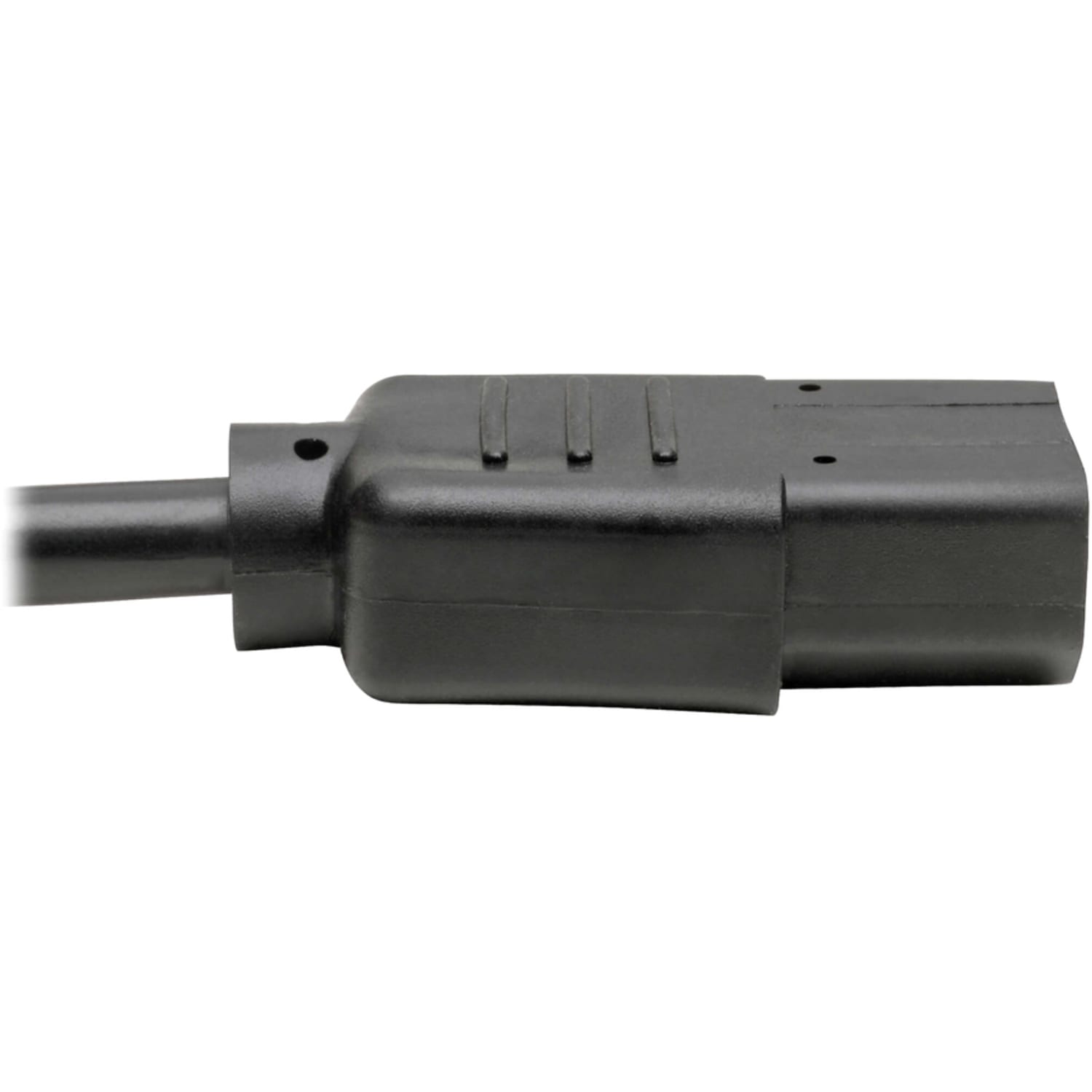 Eaton Tripp Lite Series Power Cord Splitter, C14 to 2xC13 PDU Style - 10A, 250V, 18 AWG, 18-in. (45.72 cm), Black - P00418N2C13 - Image 6