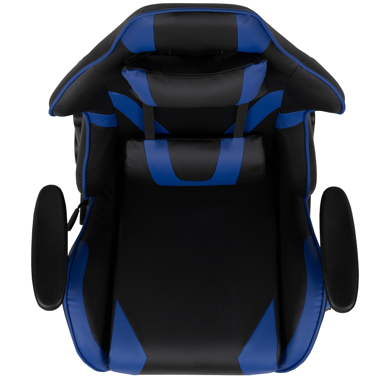 Flash Furniture X20 Ergonomic LeatherSoft High Back Racing Gaming Chair Blue PopularChairscom
