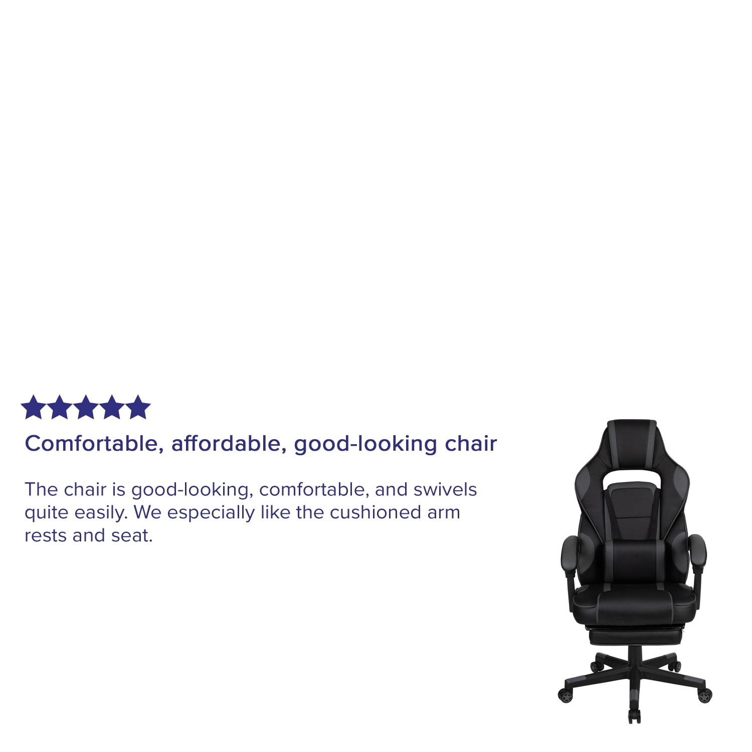 Flash Furniture X40 Gaming Chair With Fully Reclining Back And Arms BlackGray PopularChairscom
