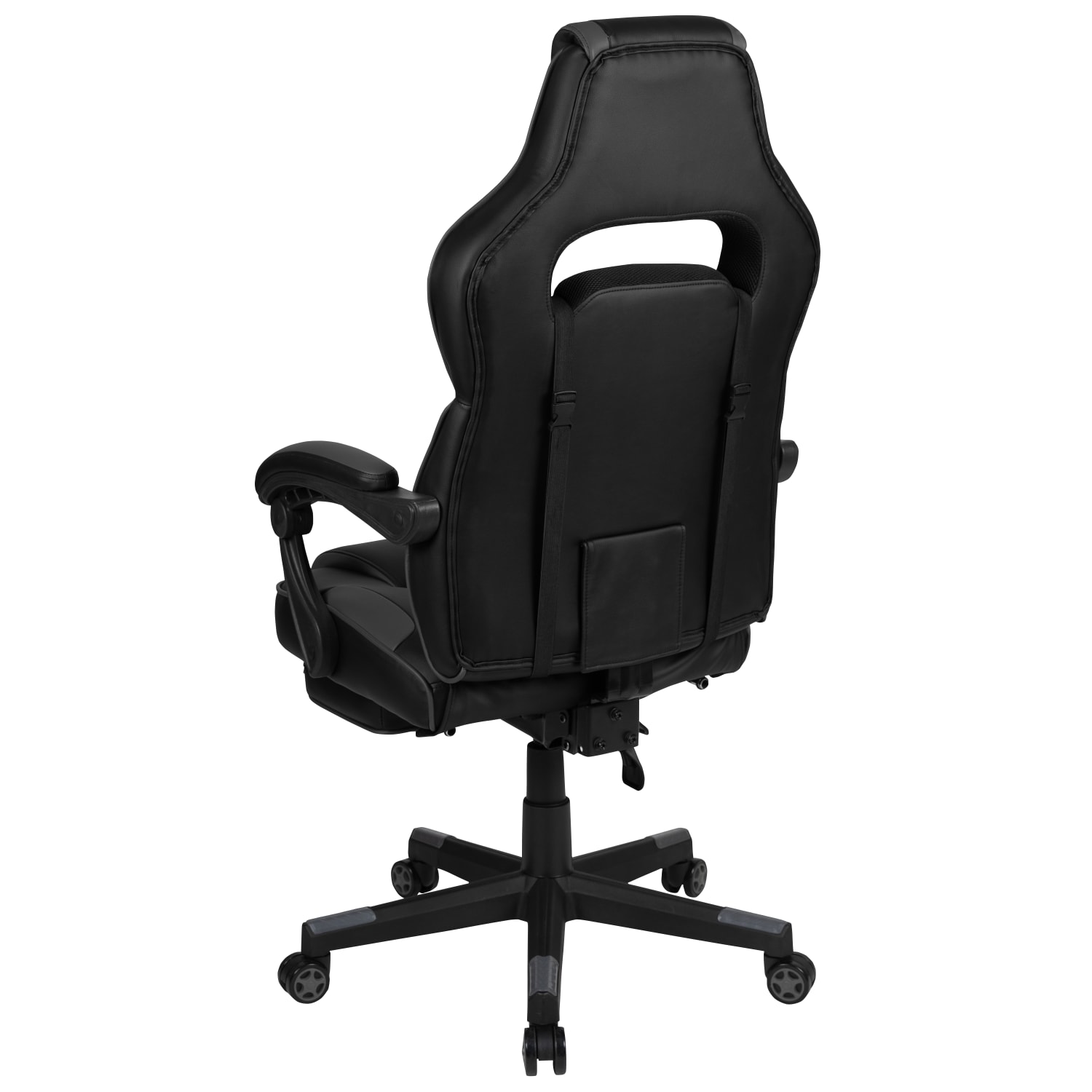 Flash Furniture X40 Gaming Chair With Fully Reclining Back And Arms BlackGray PopularChairscom