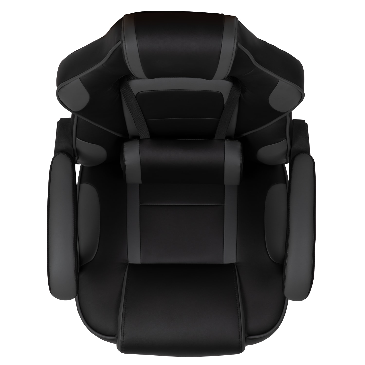 Flash Furniture X40 Gaming Chair With Fully Reclining Back And Arms BlackGray PopularChairscom