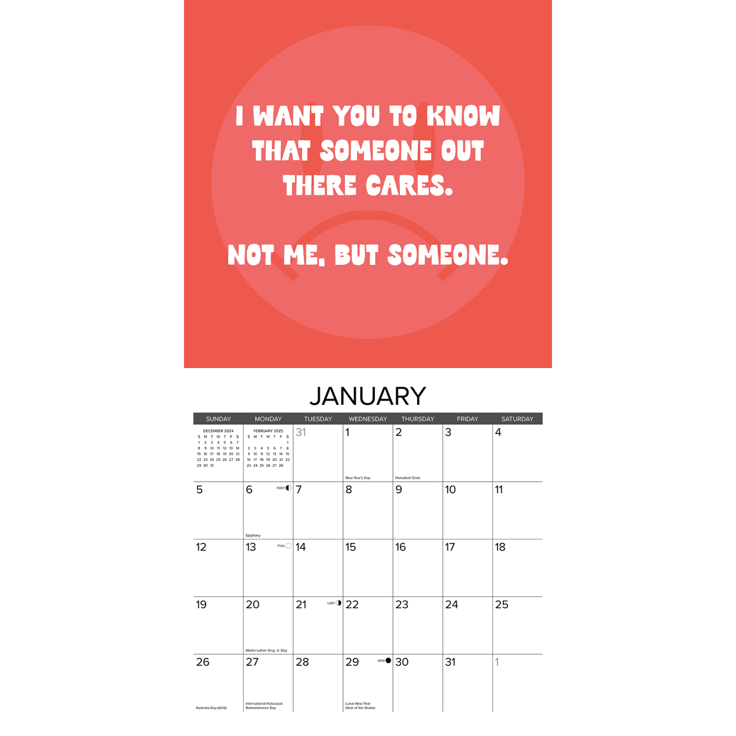 2025 Willow Creek Press Monthly Wall Calendar, 12in x 12in, You Don't Got This, January 2025 to December 2025, 45565 - Image 3