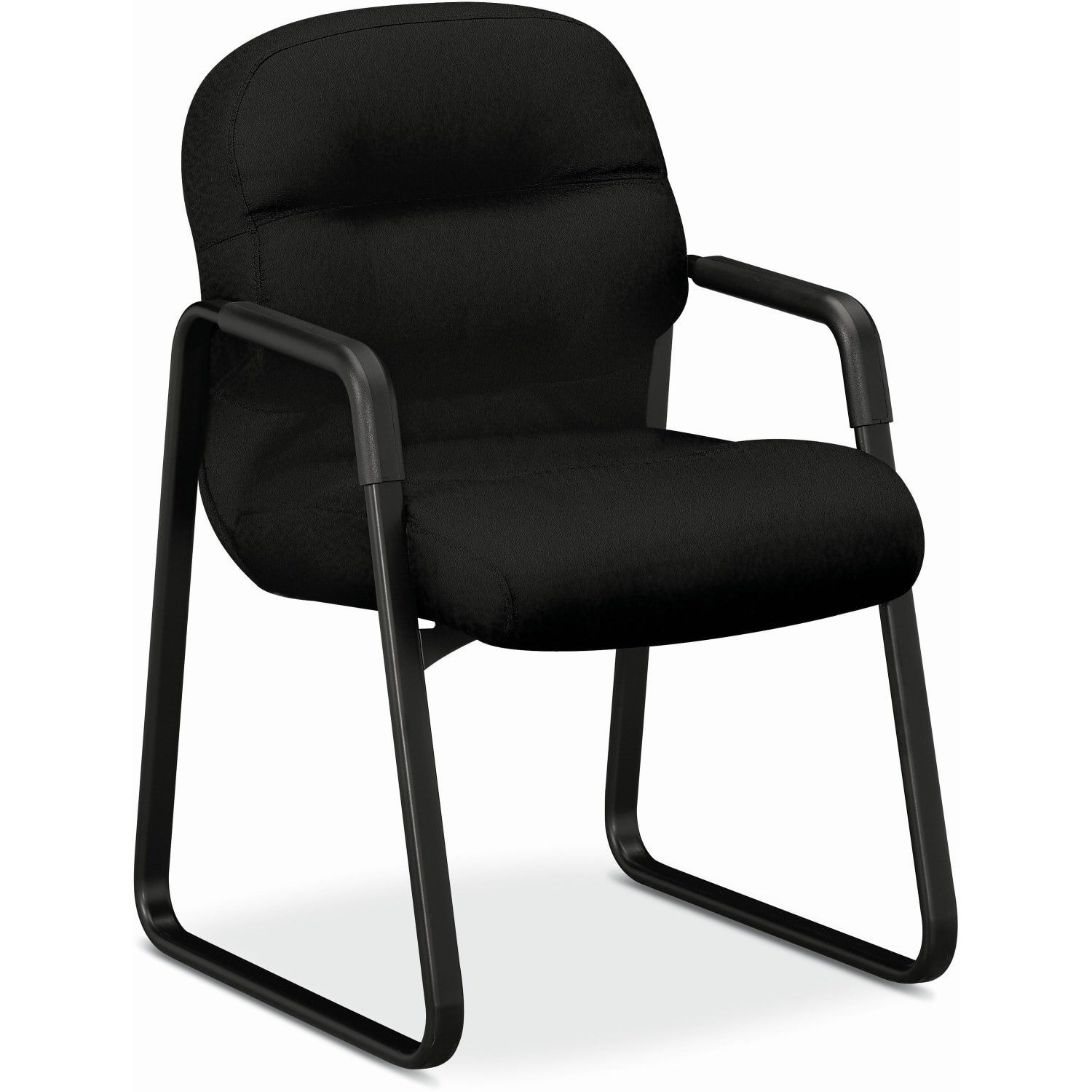 HON Pillow Soft Guest Chair With Fixed Arms Black PopularChairscom HON Pillow Soft Guest Chair With Fixed Arms Black PopularChairscom