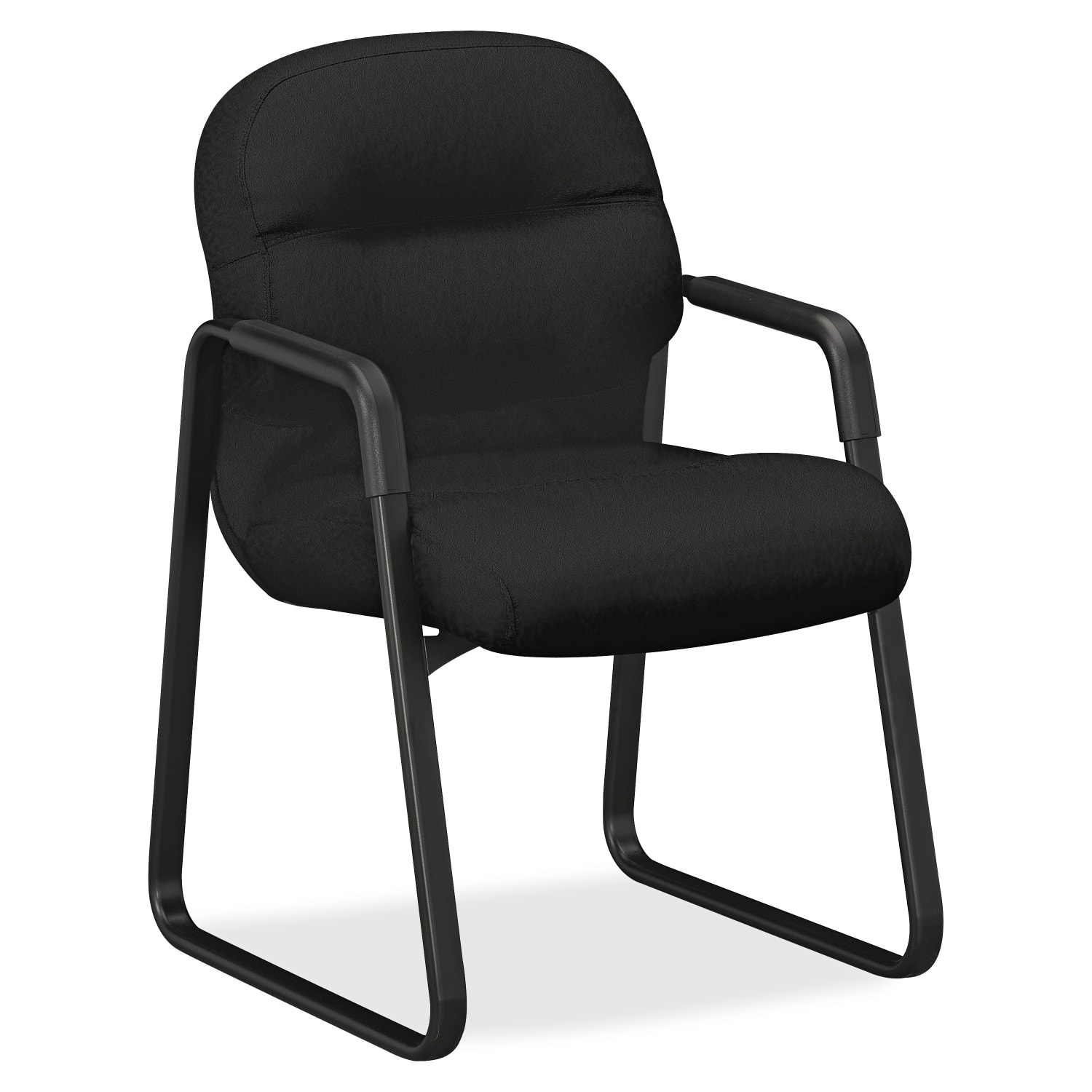 HON Pillow Soft Guest Chair With Fixed Arms Black PopularChairscom HON Pillow Soft Guest Chair With Fixed Arms Black PopularChairscom