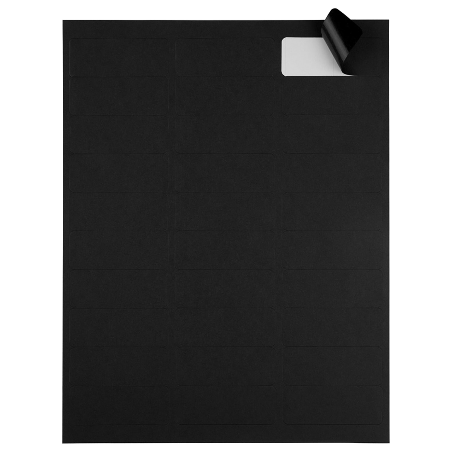 JAM Paper Mailing Address Labels, Rectangle, 2 5/8in x 1in, Black, Pack Of 120 - Image 4