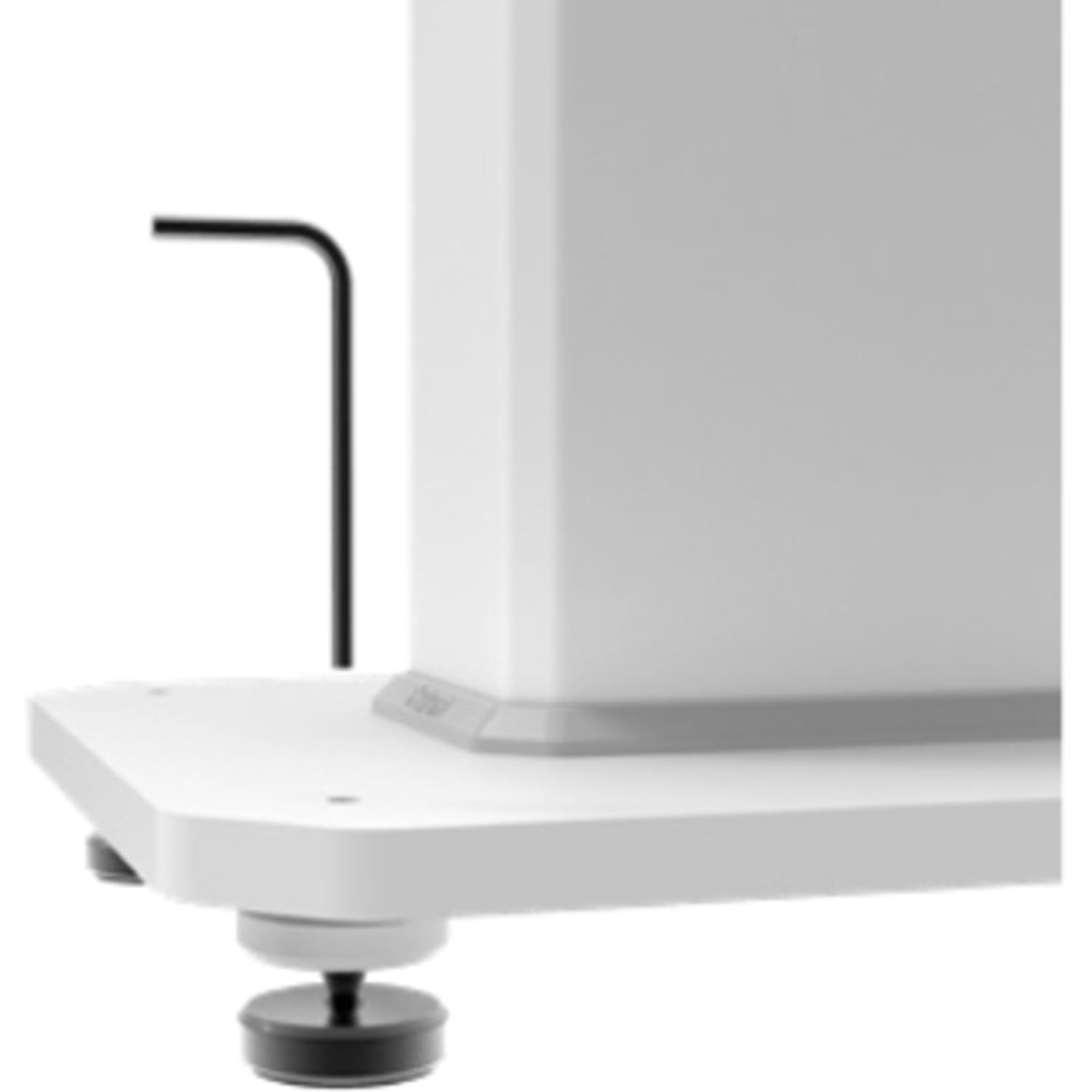 Kanto SX Fillable Speaker Floor Stands, 22inH, Floor, White - Image 5