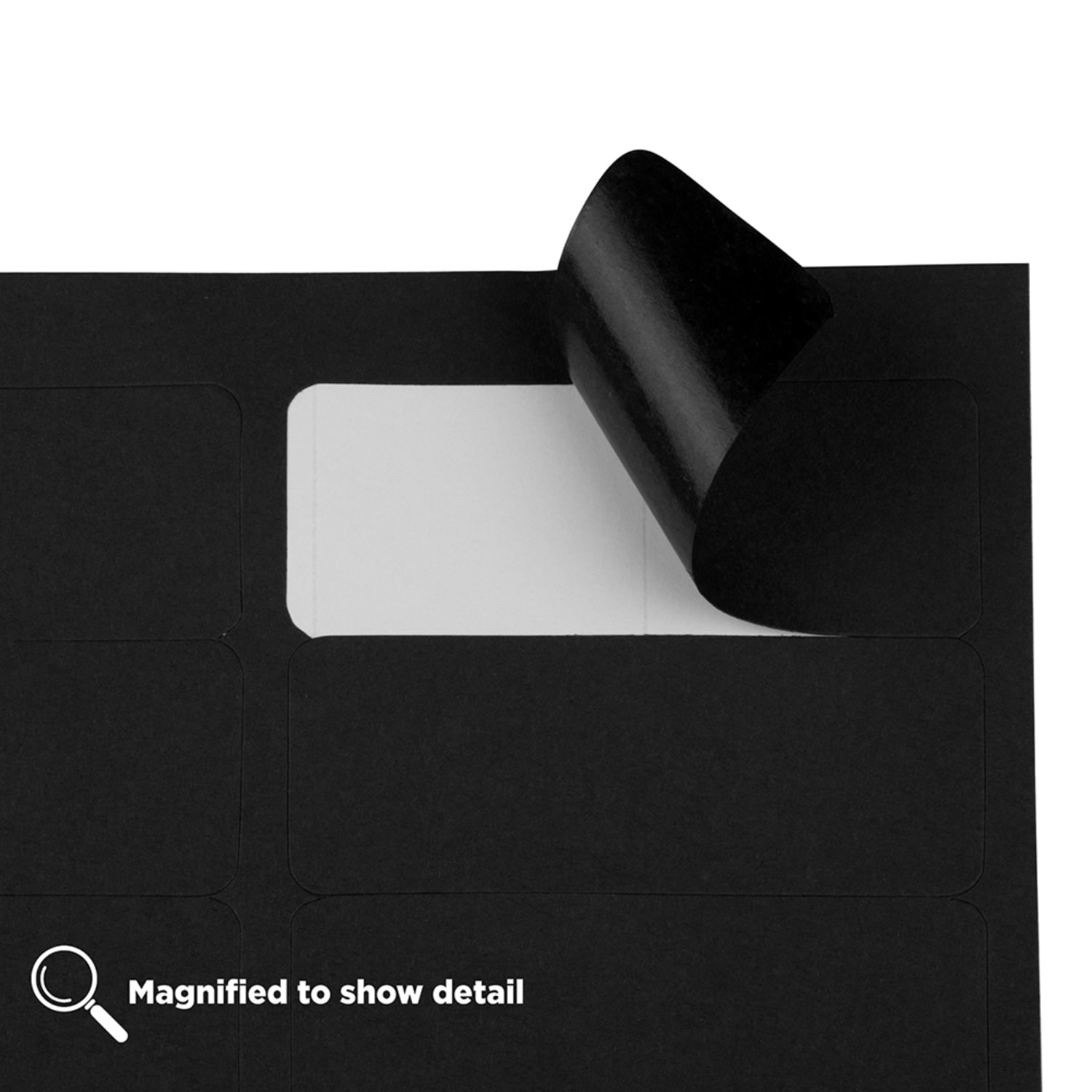 JAM Paper Mailing Address Labels, Rectangle, 3 1/3in x 4in, Black, Pack Of 120 - Image 5