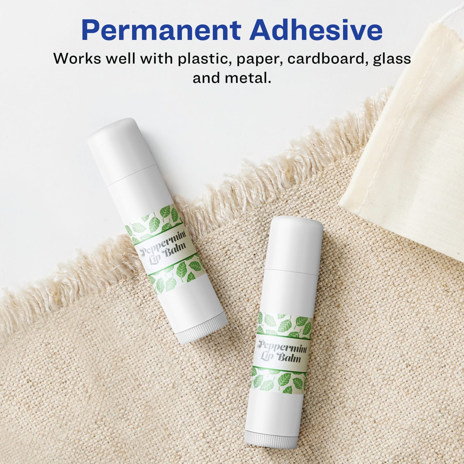 Avery Pearlized Permanent Labels With Sure Feed, 94103-PIP50, Square, 1in x 1in, Ivory, Pack Of 2,400 Labels - Image 4