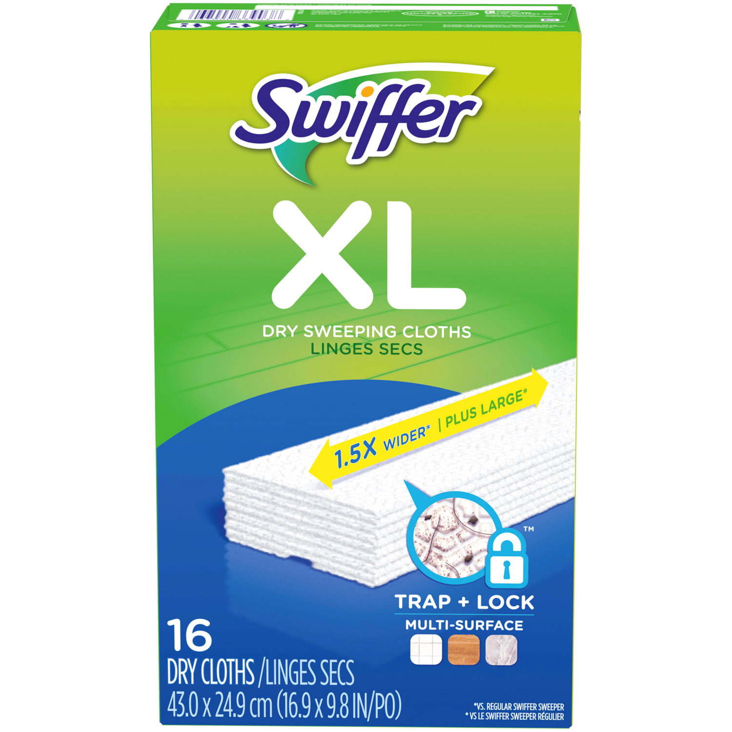 Swiffer Multisurface Dry Sweeping Pad Refills For Extra-Large Dusters, Unscented, White, Pack Of 16 - Image 4