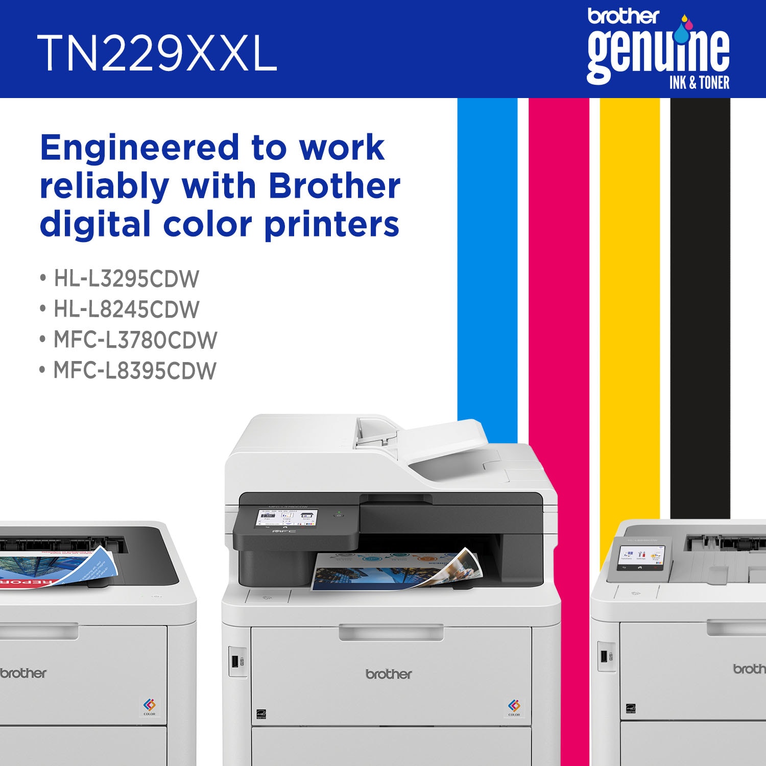 Brother TN229XXL Cyan Super-High Yield Toner Cartridge, (TN229XXLC) - Image 4