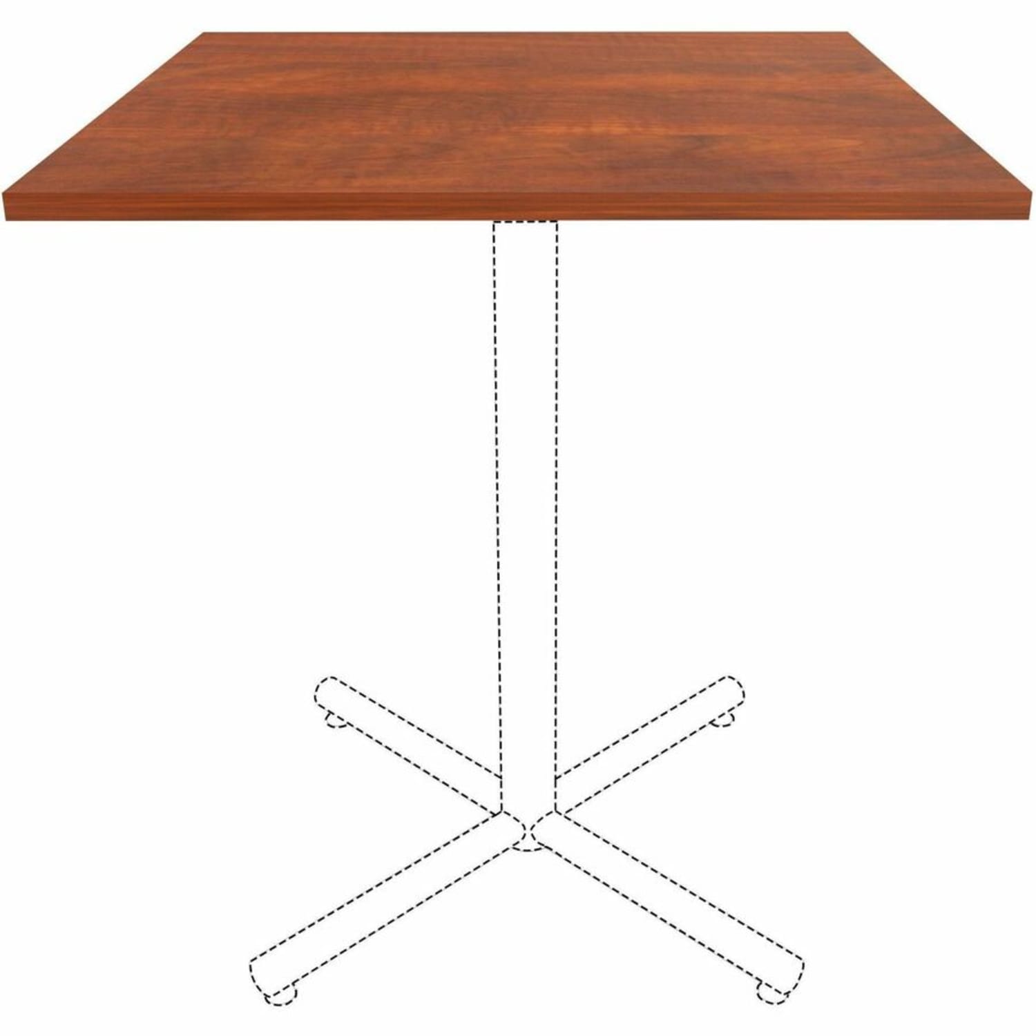 Lorell Hospitality/Conference Tabletop, 36inW x 36inL, Cherry, 87324 - Image 5
