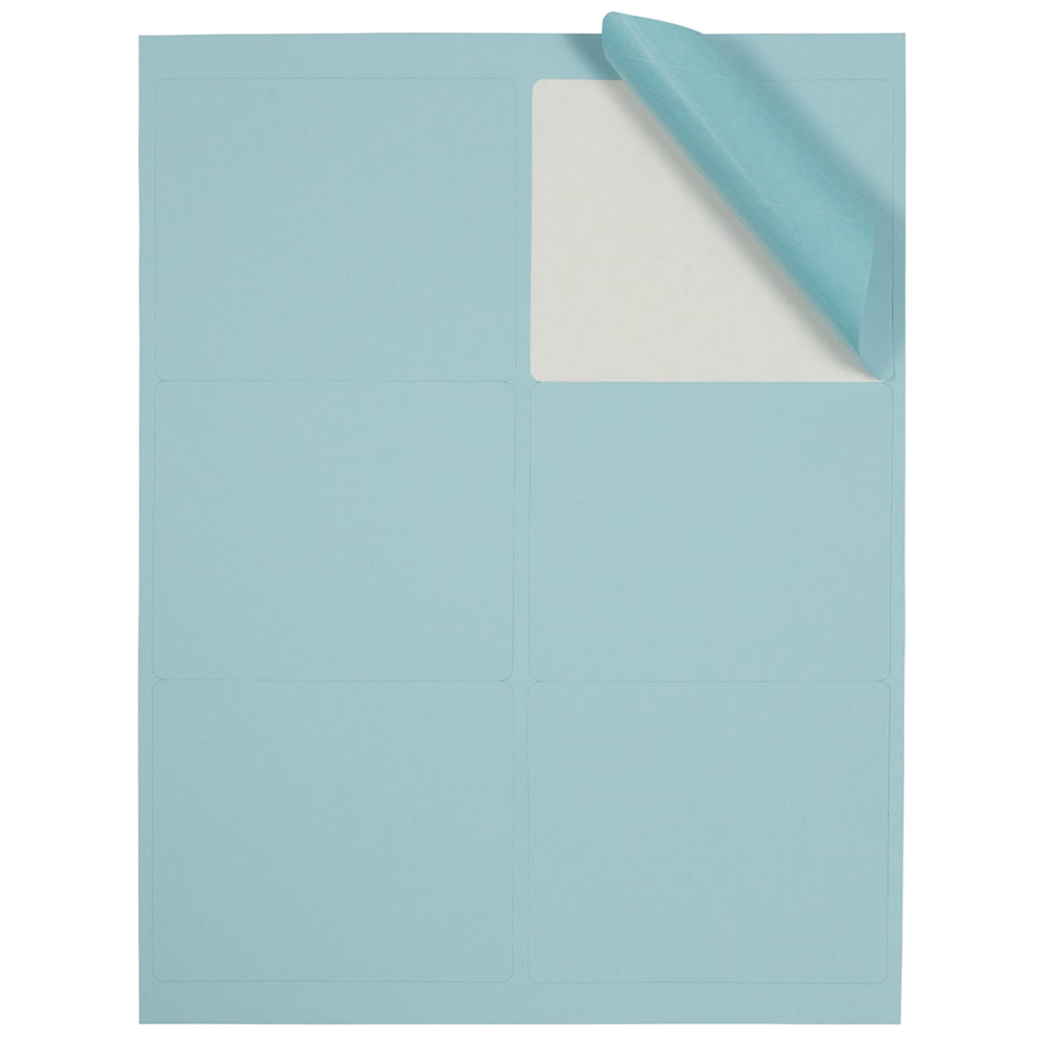 JAM Paper Mailing Address Labels, Rectangle, 3 1/3in x 4in, Baby Blue, Pack Of 120 - Image 4