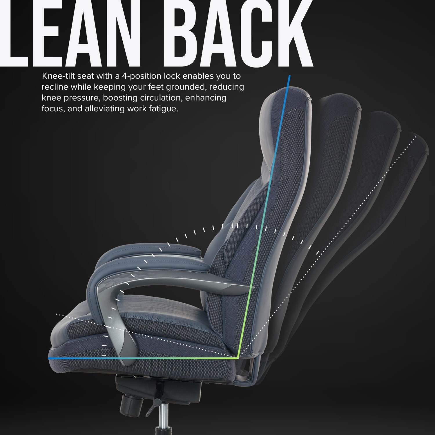 Shaquille ONeal Maximos Big Tall Ergonomic Vegan Leather HighBack Executive Office Chair BlueSilver BIFMA Compliant PopularChairscom Shaquille O Neal Maximos Big Tall Ergonomic Vegan Leather High Back Executive Office Chair BlueSilver BIFMA Compliant PopularChairscom