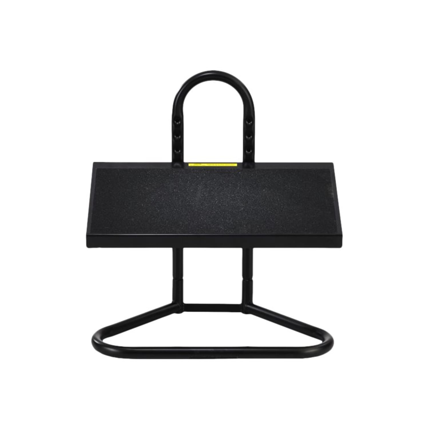 Safco Ergonomic Industrial Footrest, 5 1/2in-15inH x 20inW x 12inD, Black