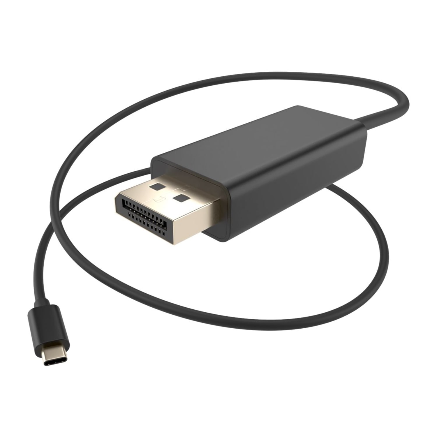 UNC Group - DisplayPort cable - 24 pin USB-C (M) to DisplayPort (M) - USB 3.1 - 6 ft