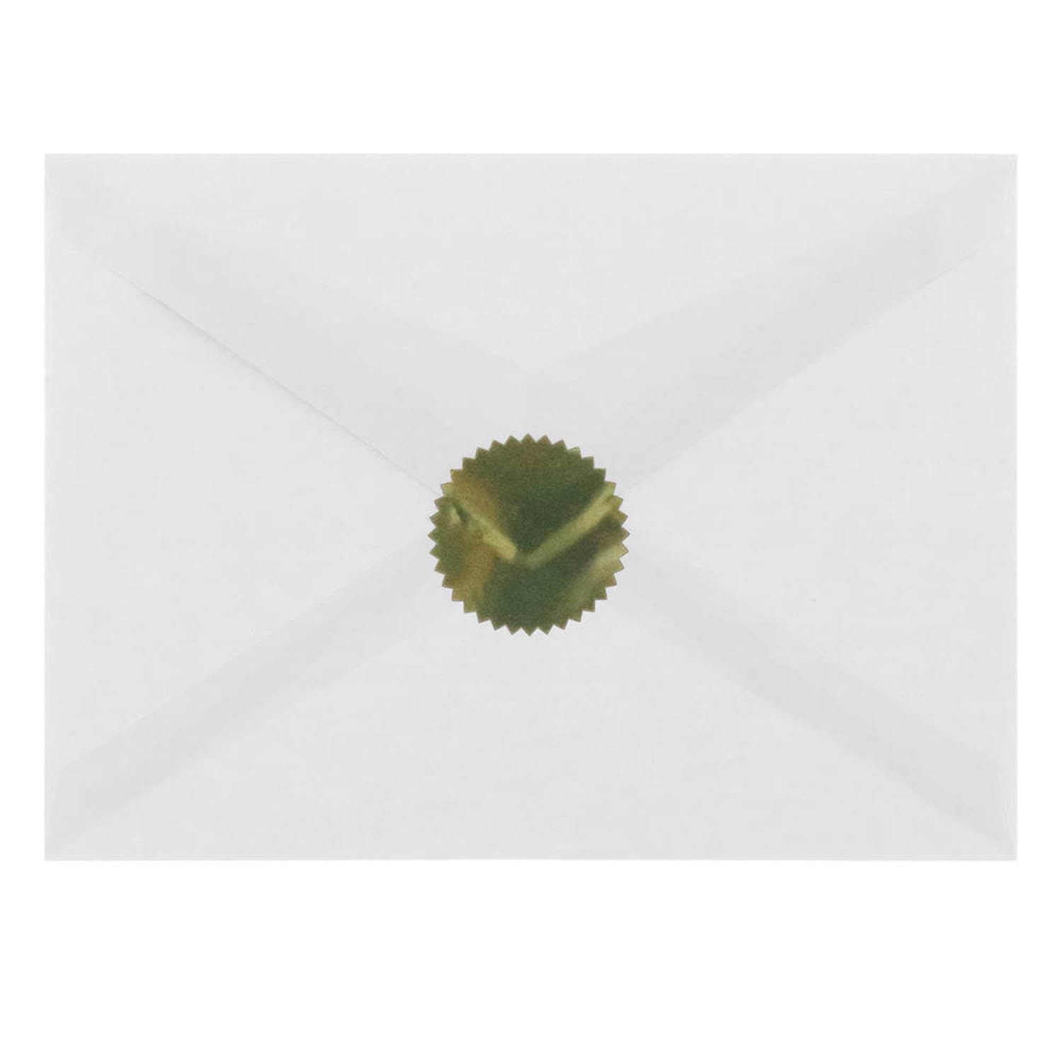 JAM Paper Glossy Wafer Seals With Serrated Edges, Round, 1 5/8in, Gold, Pack Of 100 - Image 3