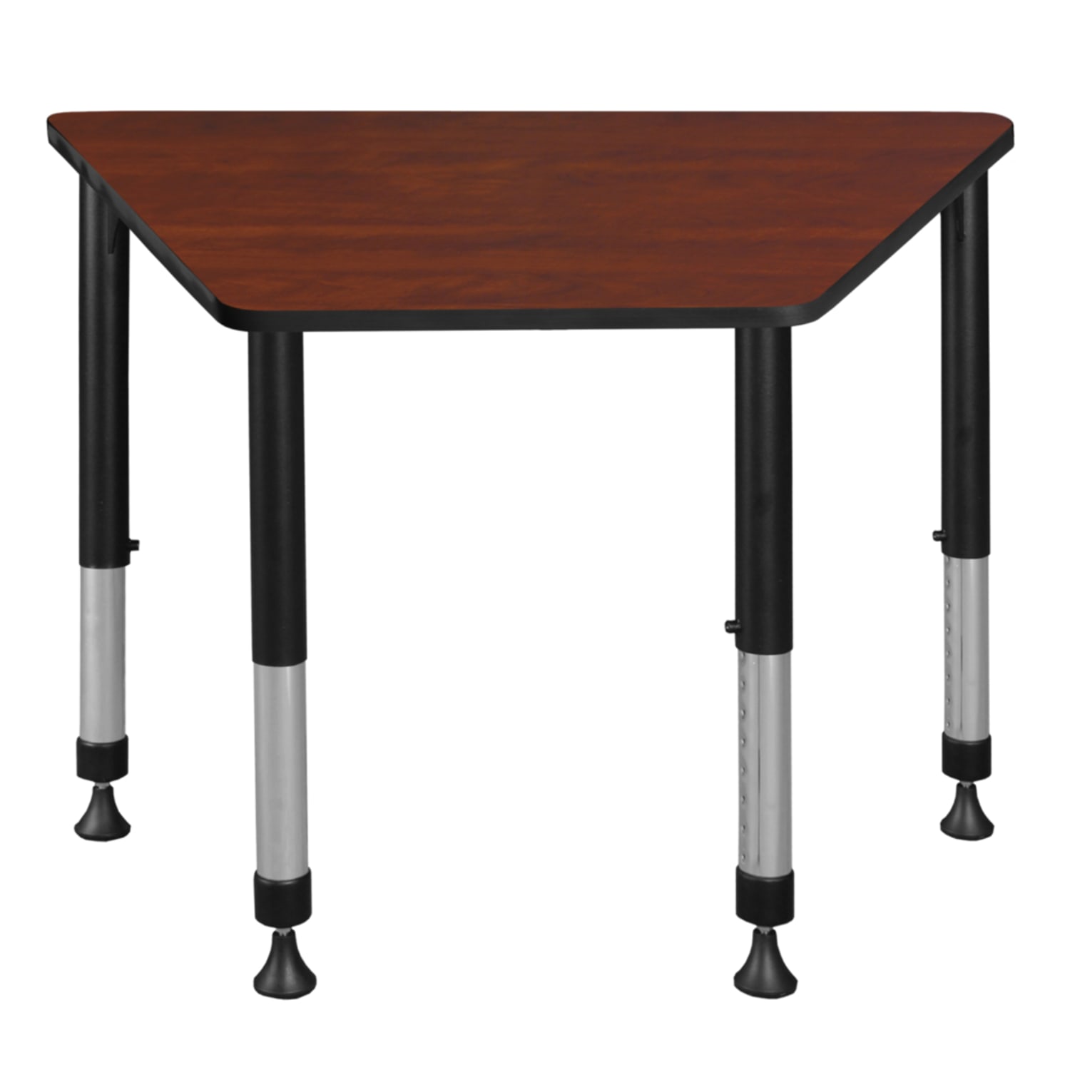 Regency 36inW Trapezoidal Adjustable Height Student Desk, Cherry - Image 5