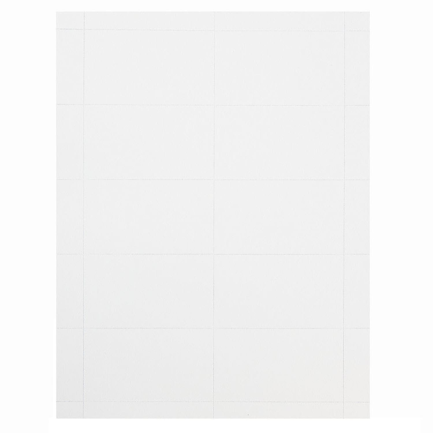 JAM Paper Printable Business Cards, 3 1/2in x 2in, White, Pack Of 100 - Image 3