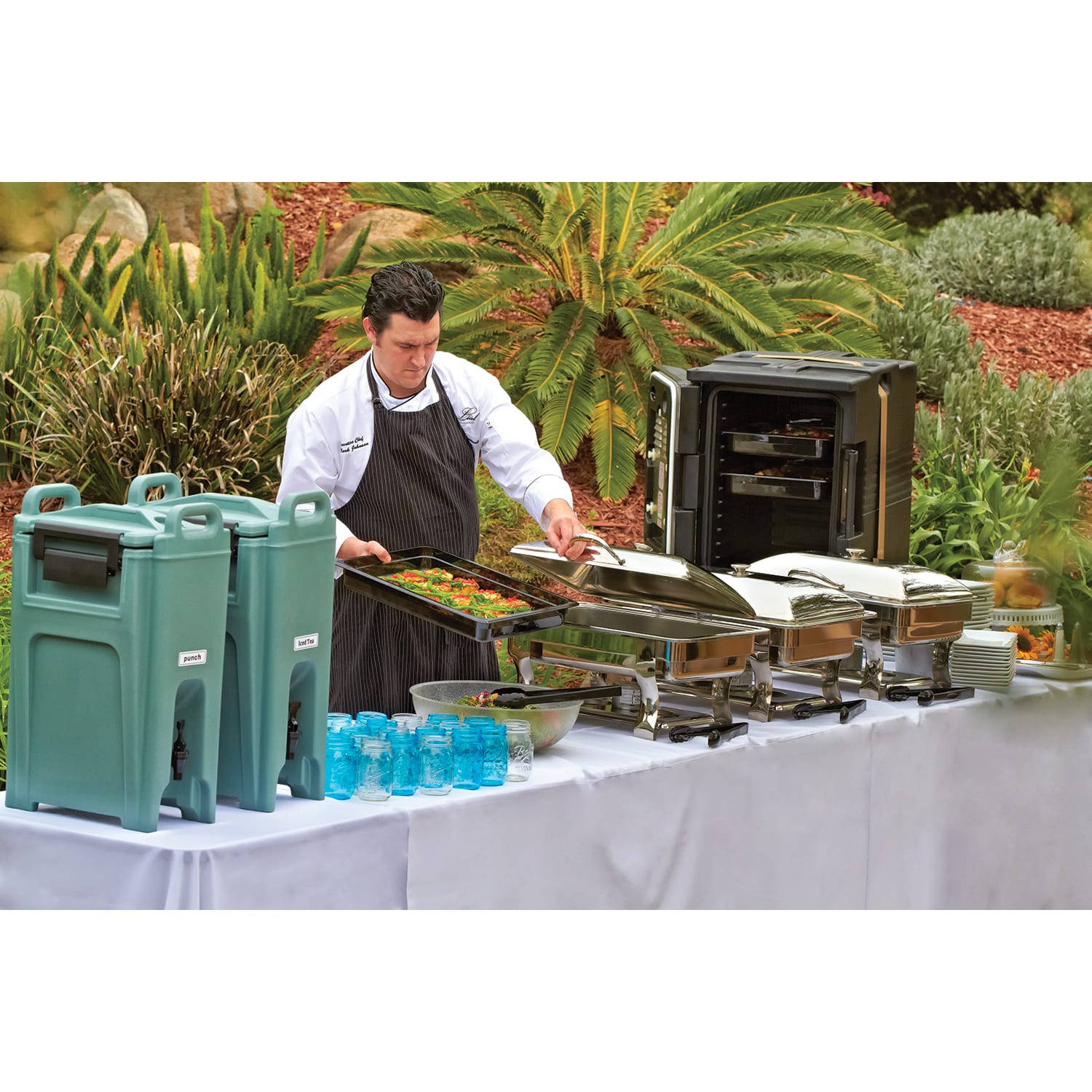Cambro H-Pan High-Heat GN 1/1 Food Pans, 2inH x 12-3/4inW x 20-7/8inD, Black, Pack Of 6 Pans - Image 3