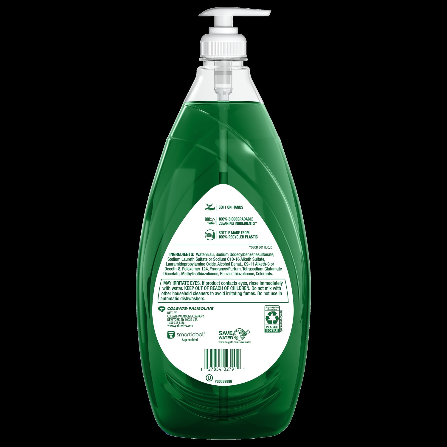Palmolive Ultra Liquid Dish Soap, Original, 28 Oz, Case Of 4 Bottles - Image 5