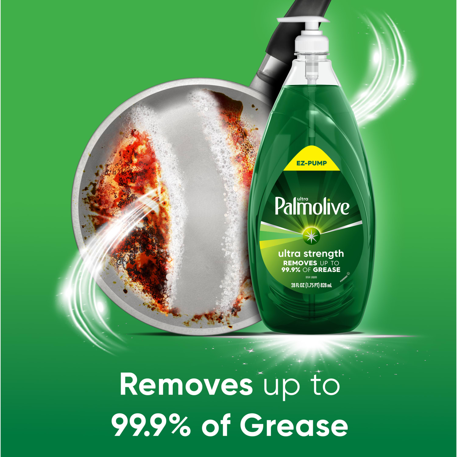 Palmolive Ultra Liquid Dish Soap, Original, 28 Oz, Case Of 4 Bottles - Image 6