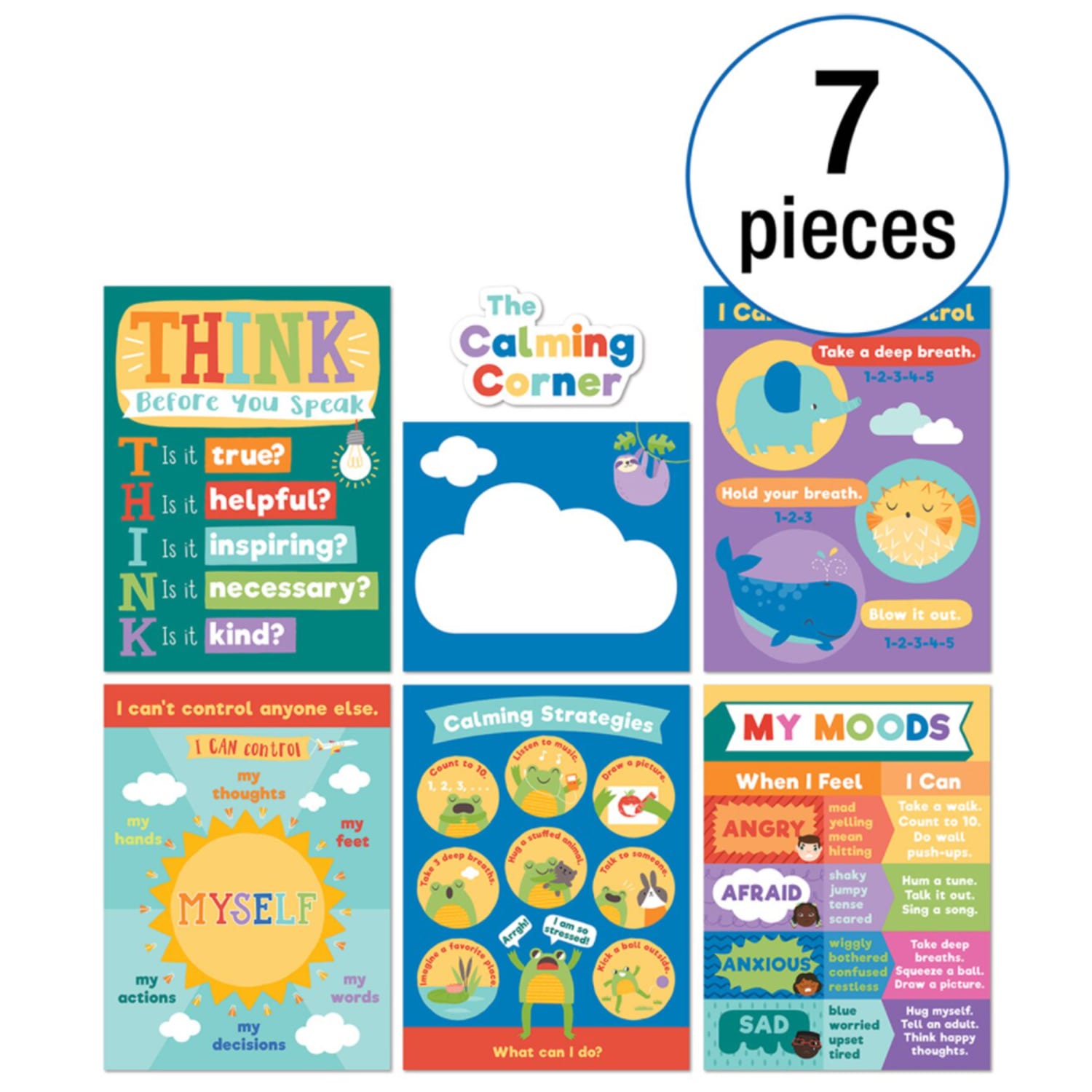 Carson-Dellosa Calming Strategies Chart Set - Image 3