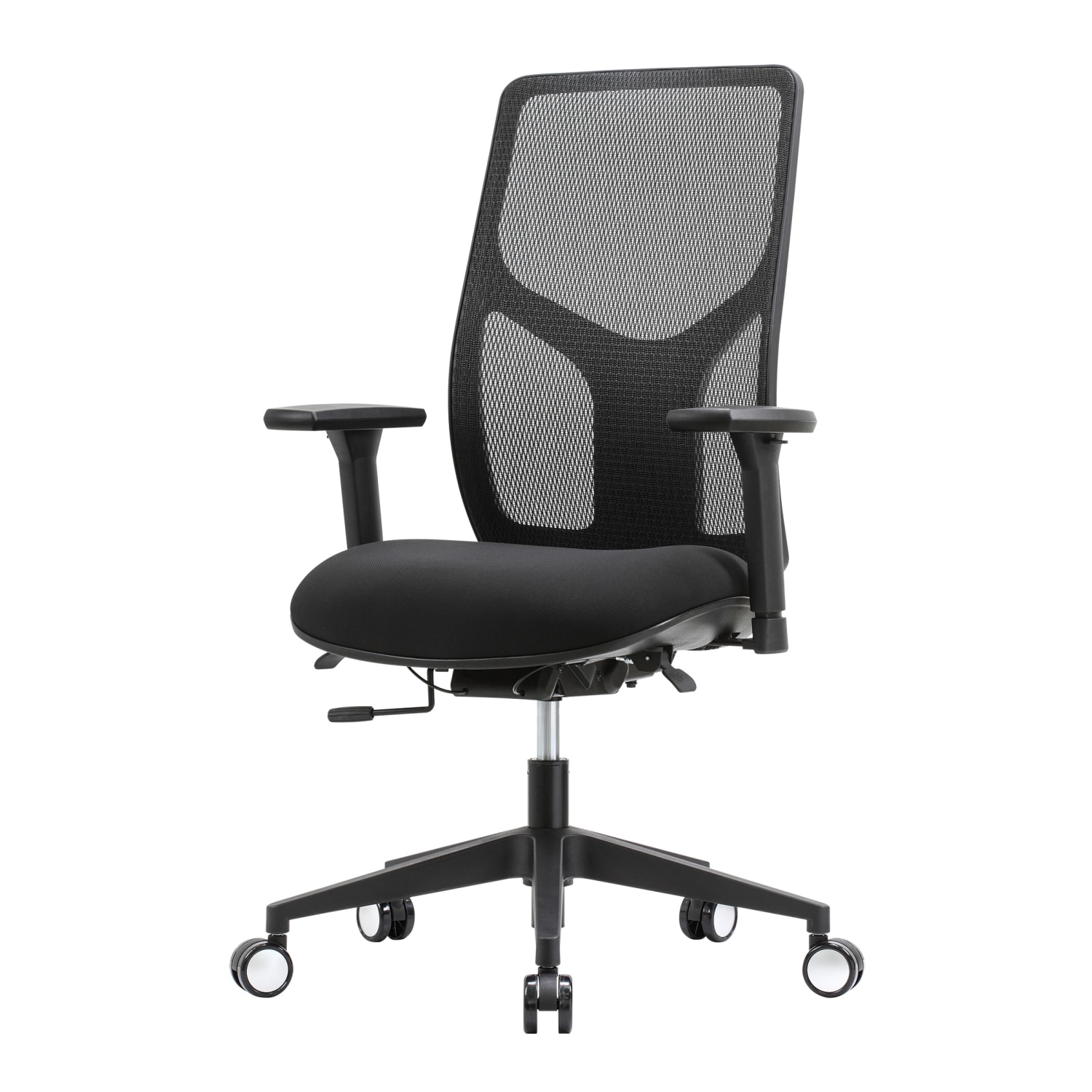 WorkPro 4000 Series Multifunction Ergonomic MeshFabric High Back Executive Office Chair BlackBlack BIFMA Compliant PopularChairscom