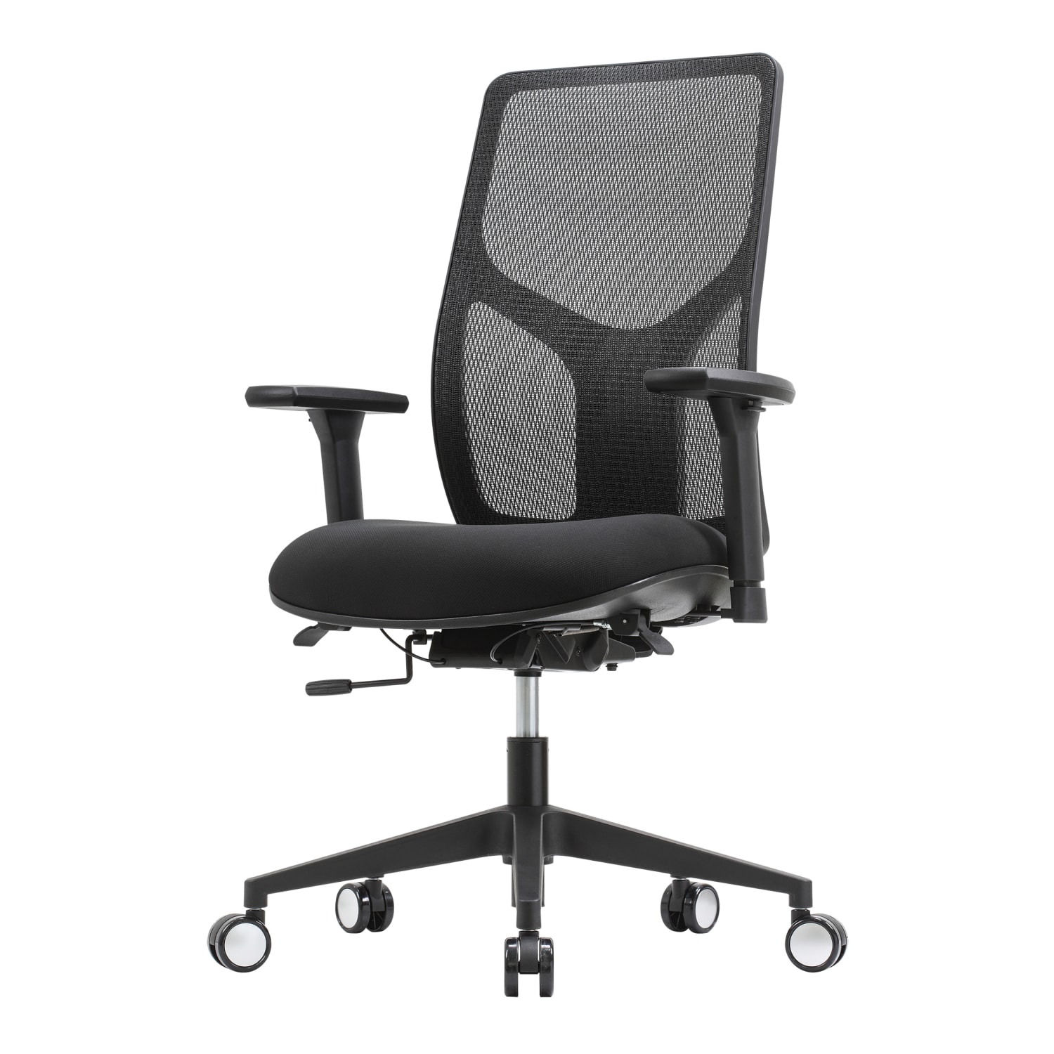 WorkPro 4000 Series Multifunction Ergonomic MeshFabric High Back Executive Office Chair BlackBlack BIFMA Compliant PopularChairscom