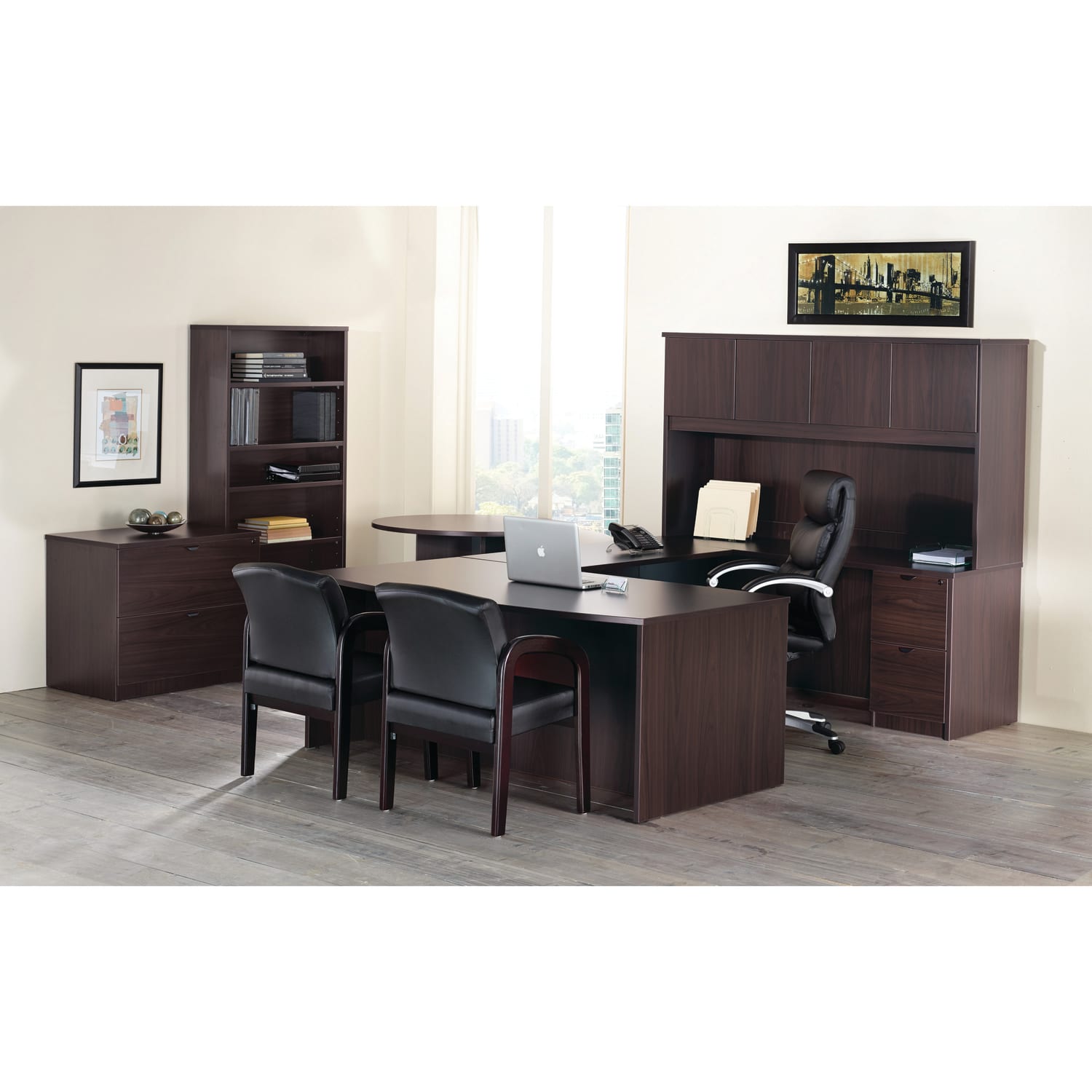 Lorell Prominence 2.0 Hutch, 72inW, Espresso - Image 6