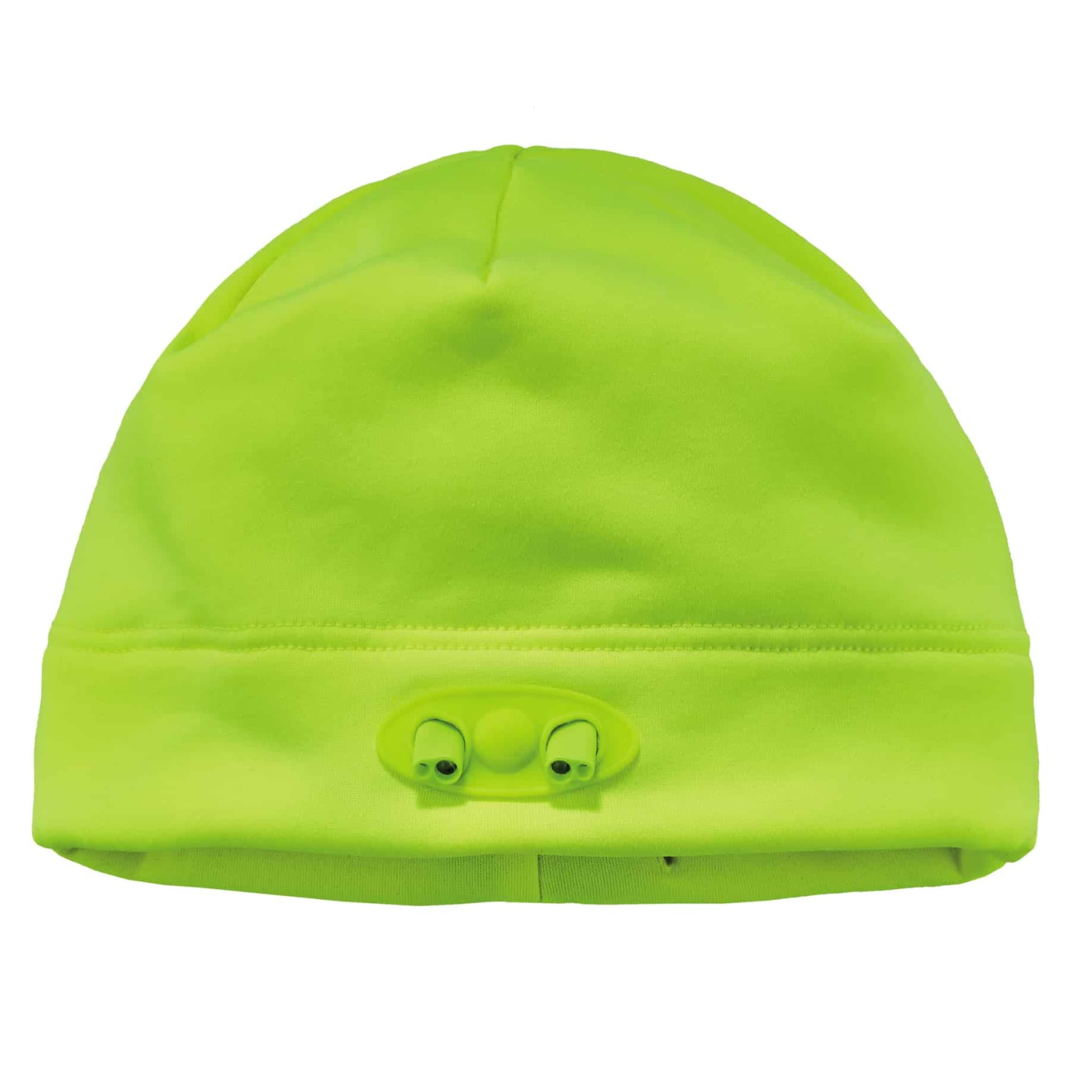 Ergodyne N-Ferno 6804 LED Light Fleece Skull Cap Beanie Hat, Lime - Image 4