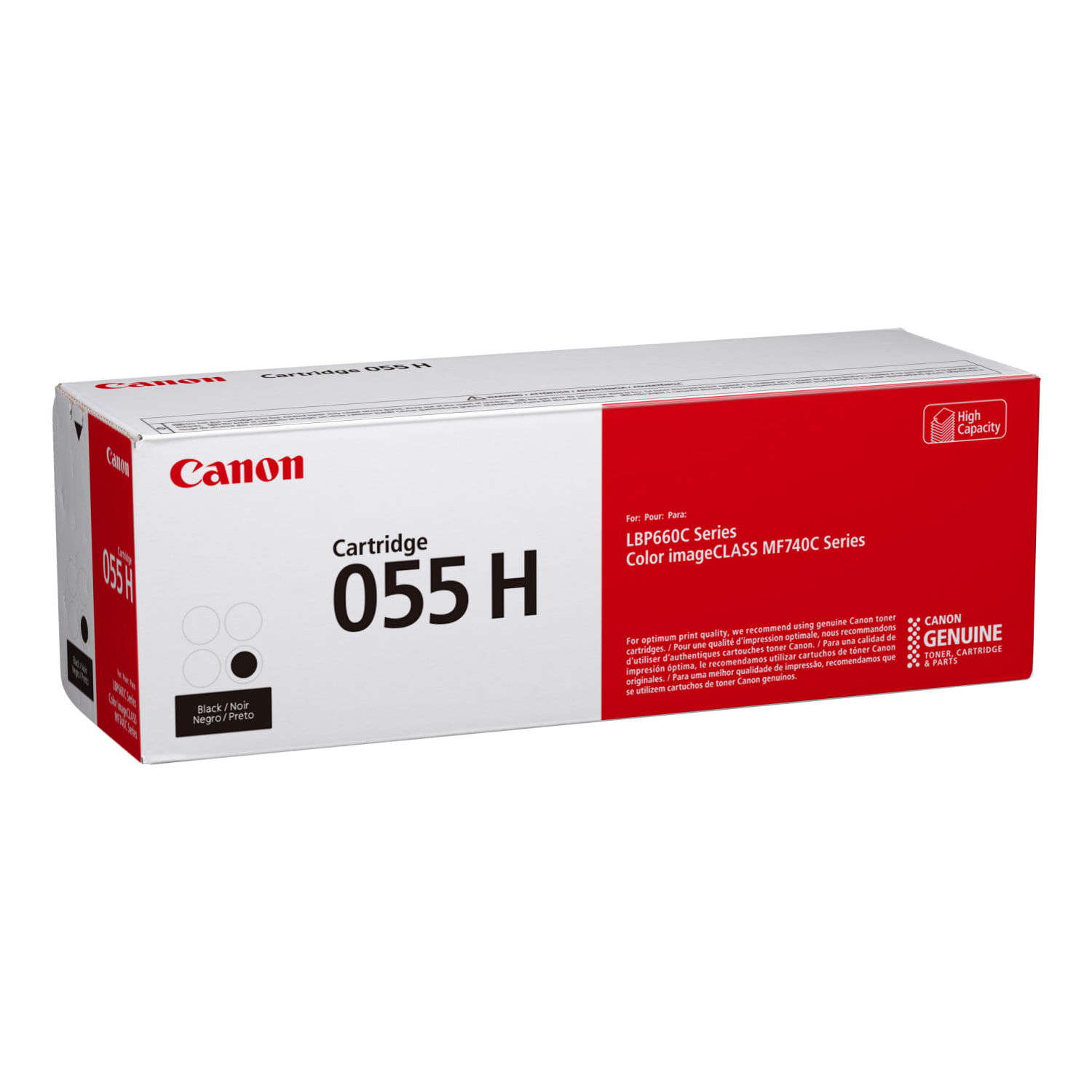 Canon 055H Black High Yield Toner Cartridge, 3020C001 - Image 3