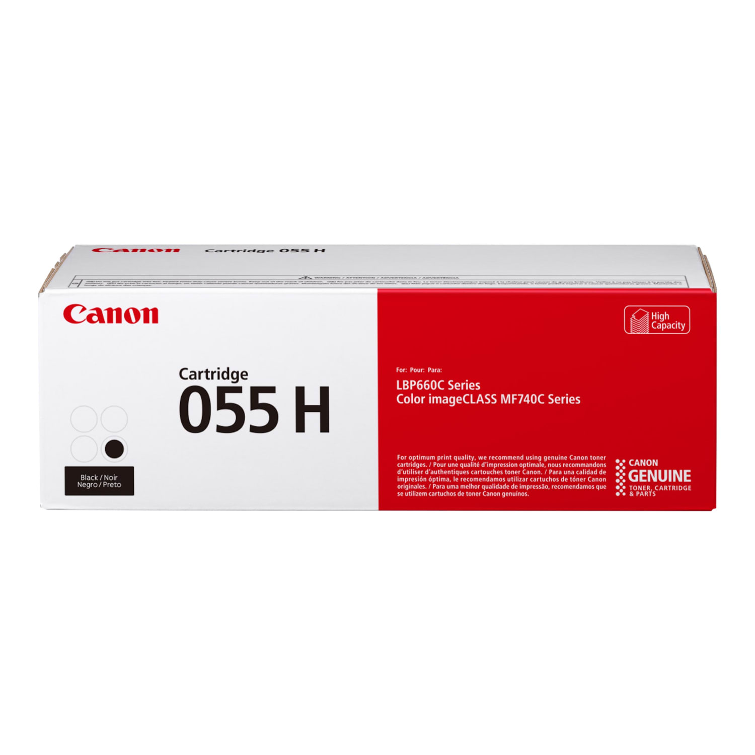 Canon 055H Black High Yield Toner Cartridge, 3020C001 - Image 4