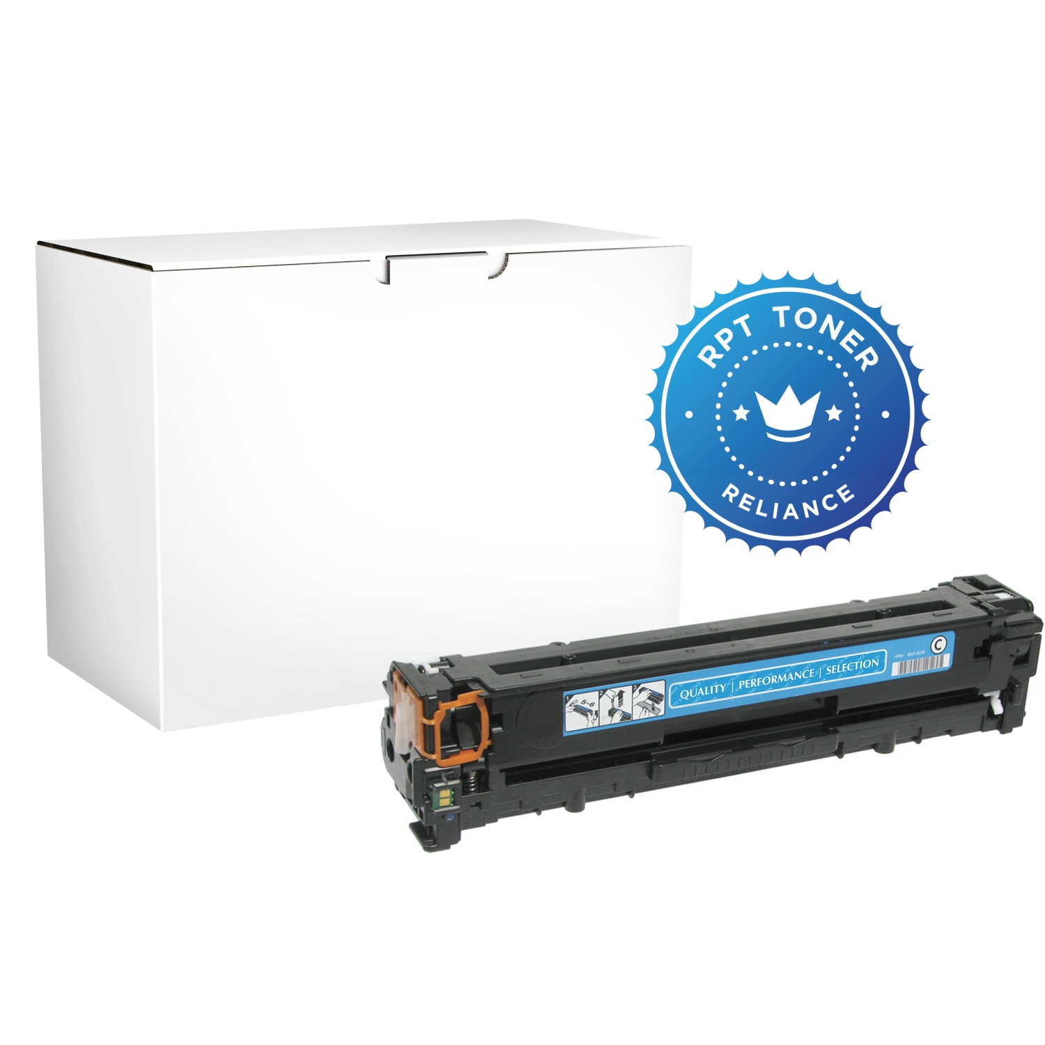 RPT Toner Remanufactured Cyan Toner Cartridge Replacement For HP 125A, CB541A, RPT200123 - Image 3